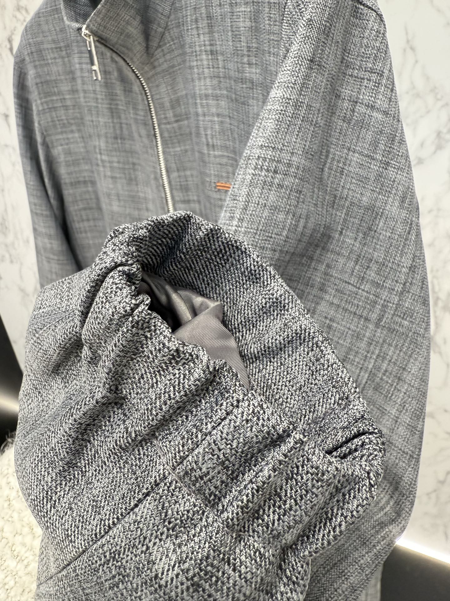 Zegna 春款2026最新款时尚设计师款夹克外套.处处细节显工艺足够的高级 结构性剪裁的设计改变来展现