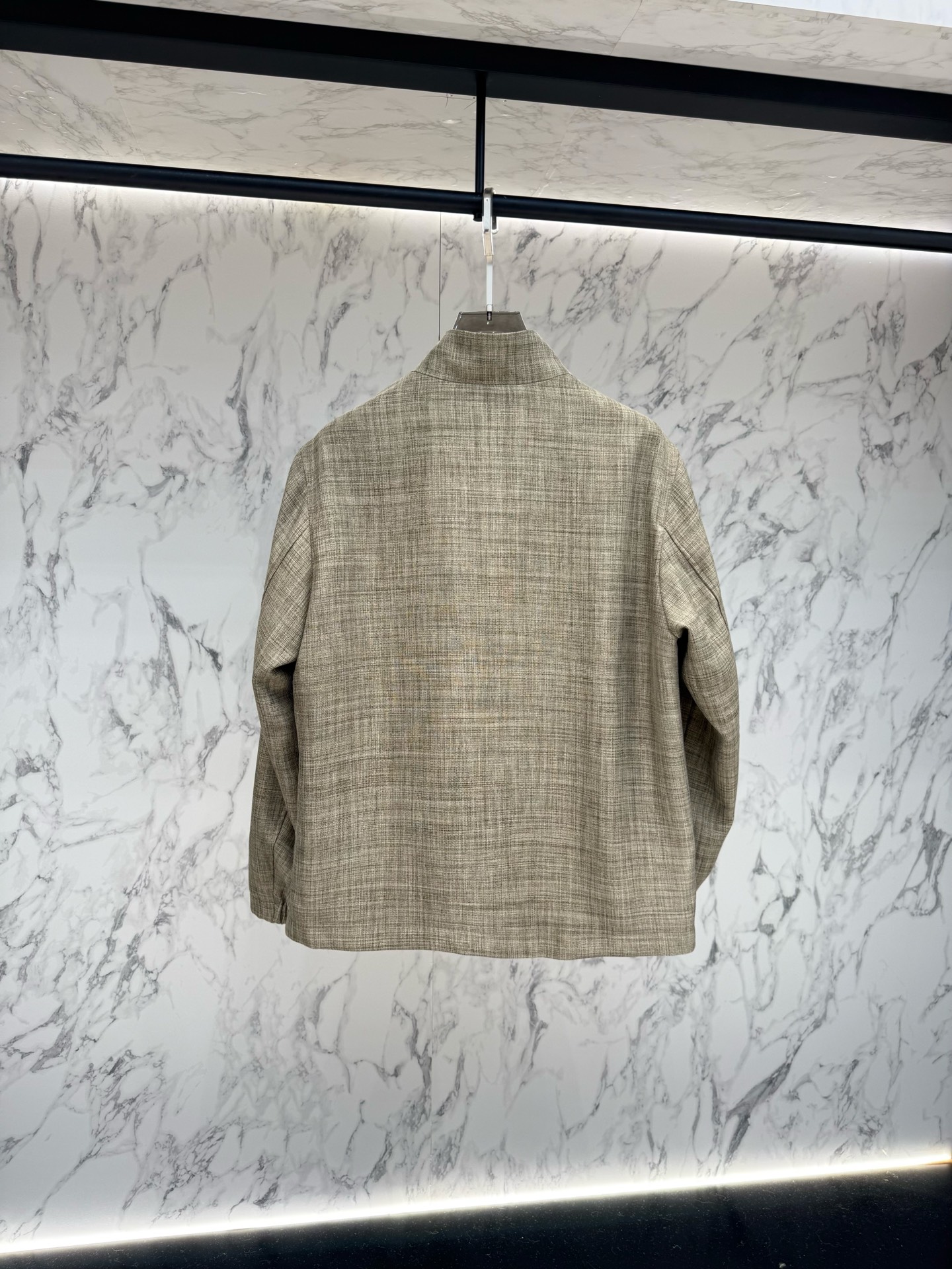Zegna 春款2026最新款时尚设计师款夹克外套.处处细节显工艺足够的高级 结构性剪裁的设计改变来展现