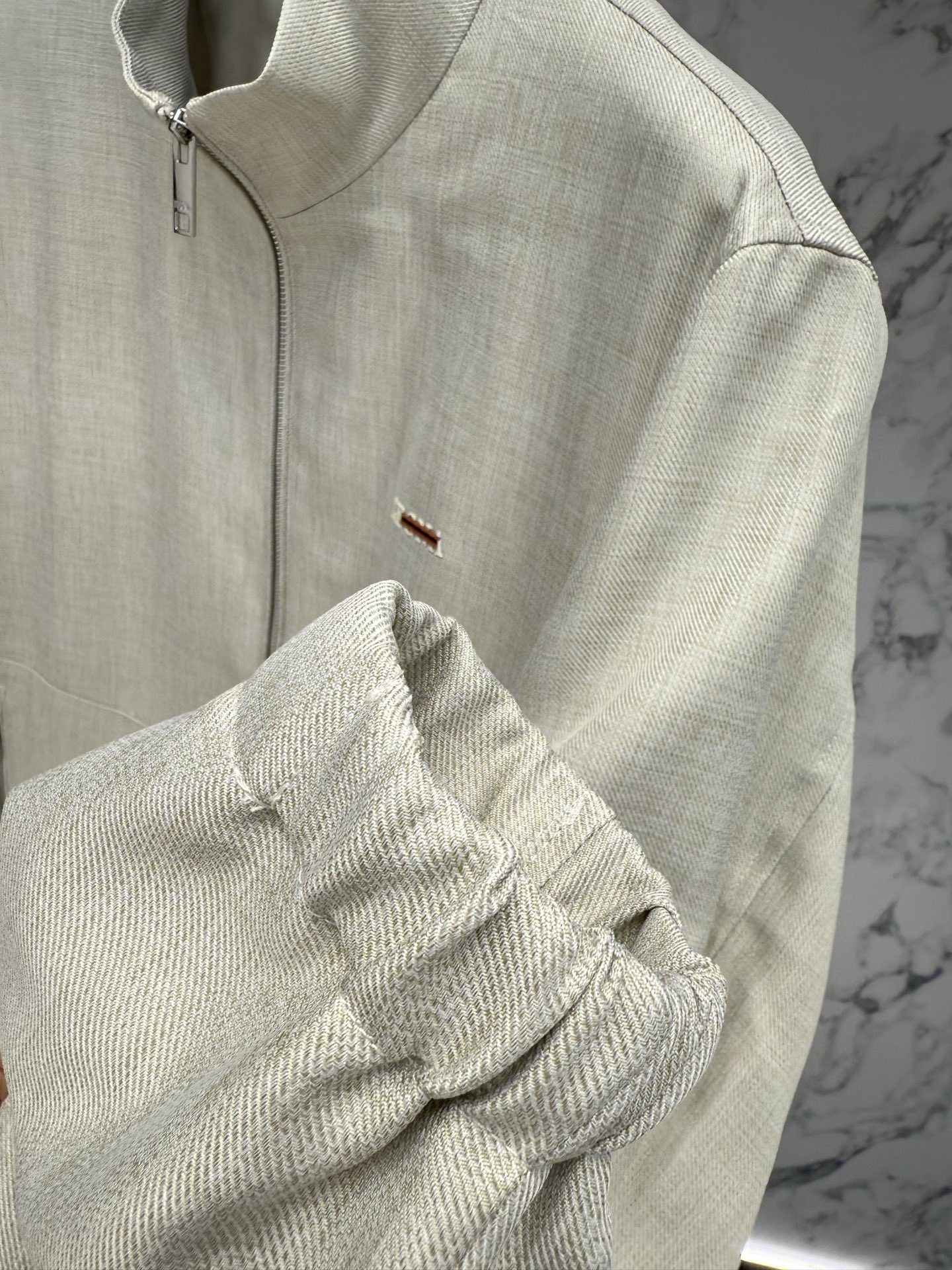 Zegna 春款2026最新款时尚设计师款夹克外套.处处细节显工艺足够的高级 结构性剪裁的设计改变来展现