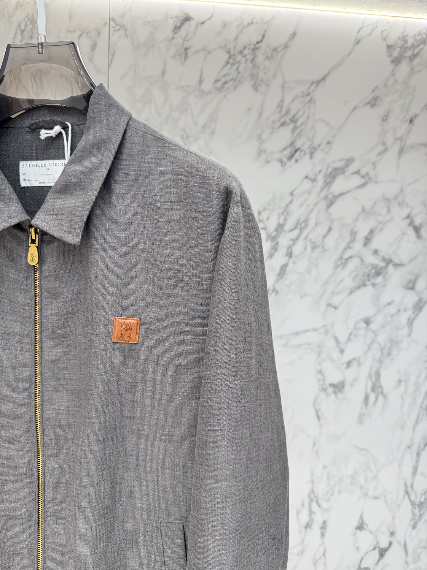 Zegna 春款2026最新款时尚设计师款夹克外套.处处细节显工艺足够的高级 结构性剪裁的设计改变来展现