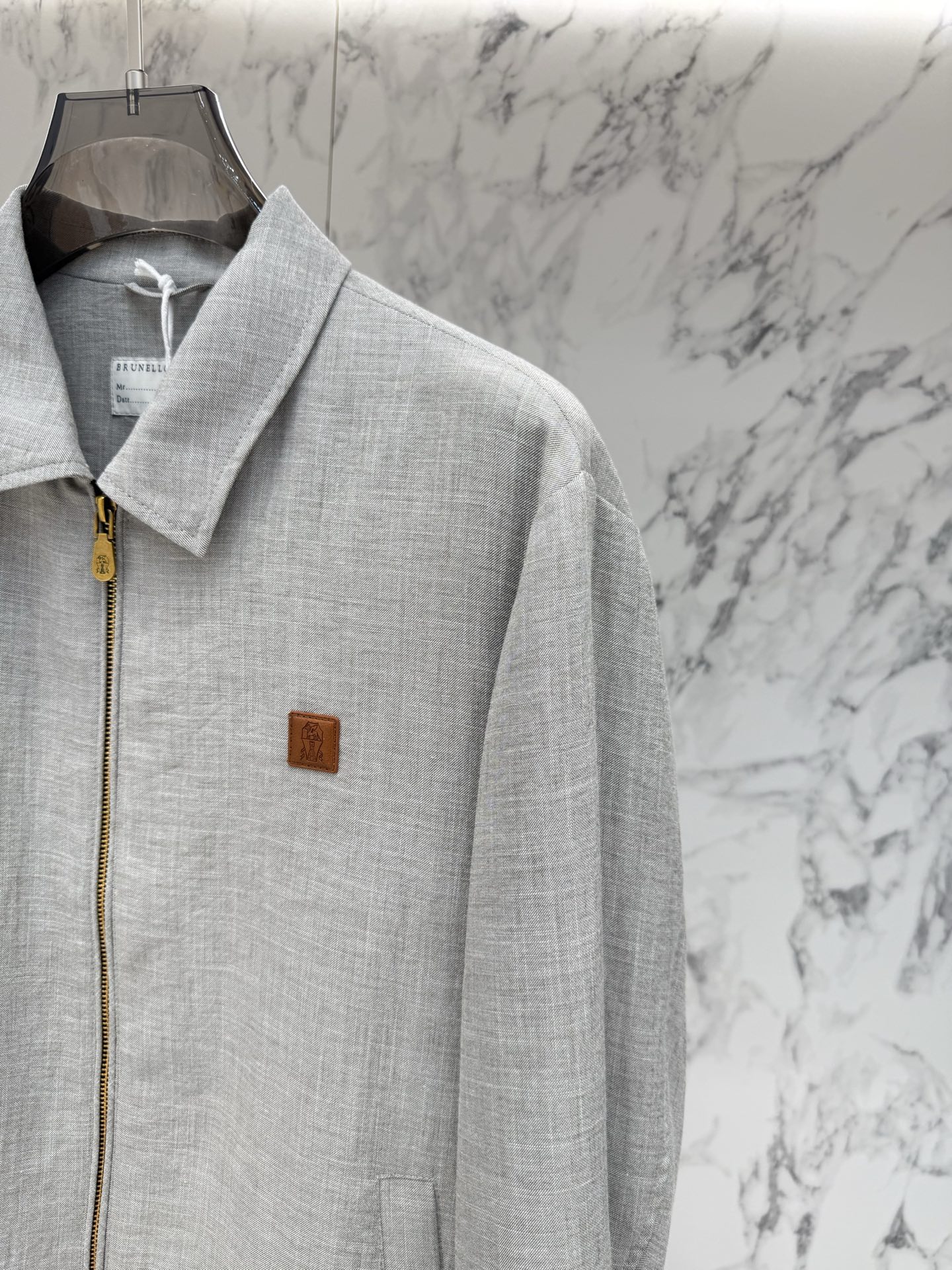 Zegna 春款2026最新款时尚设计师款夹克外套.处处细节显工艺足够的高级 结构性剪裁的设计改变来展现