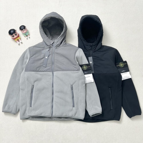 Stone Island Fleece Hoodie Jacket - Windproof, Functional, and Stylish 1 Stone Island Fleece Hoodie Jacket - Windproof, Functional, and Stylish