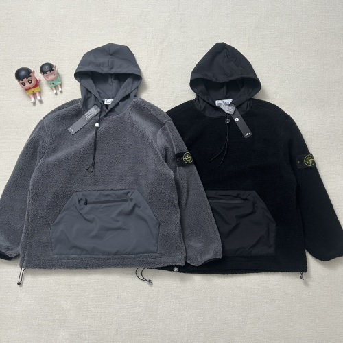 Stone Island High-Quality Lambswool Fleece-Lined Hoodie Jacket 1 Stone Island High-Quality Lambswool Fleece-Lined Hoodie Jacket