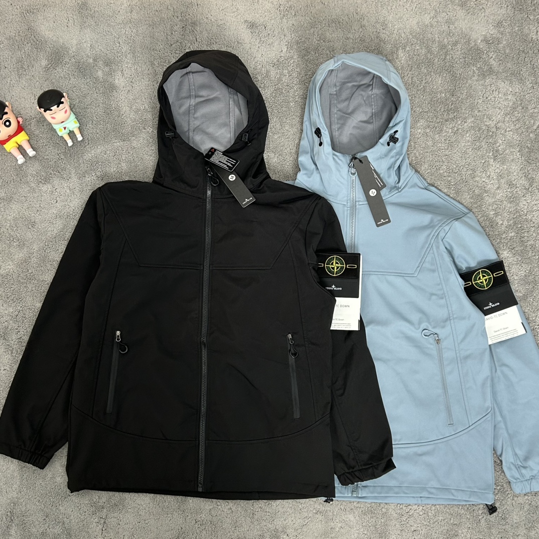 Stone Island Autumn Functional Double Zipper Hooded Jacket