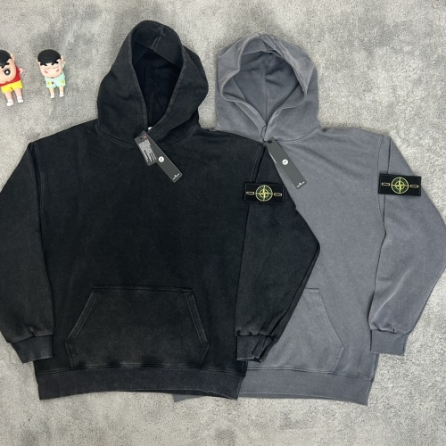 Stone Island Washed Cotton Blend Hoodie - Autumn Collection 1 Stone Island Washed Cotton Blend Hoodie - Autumn Collection