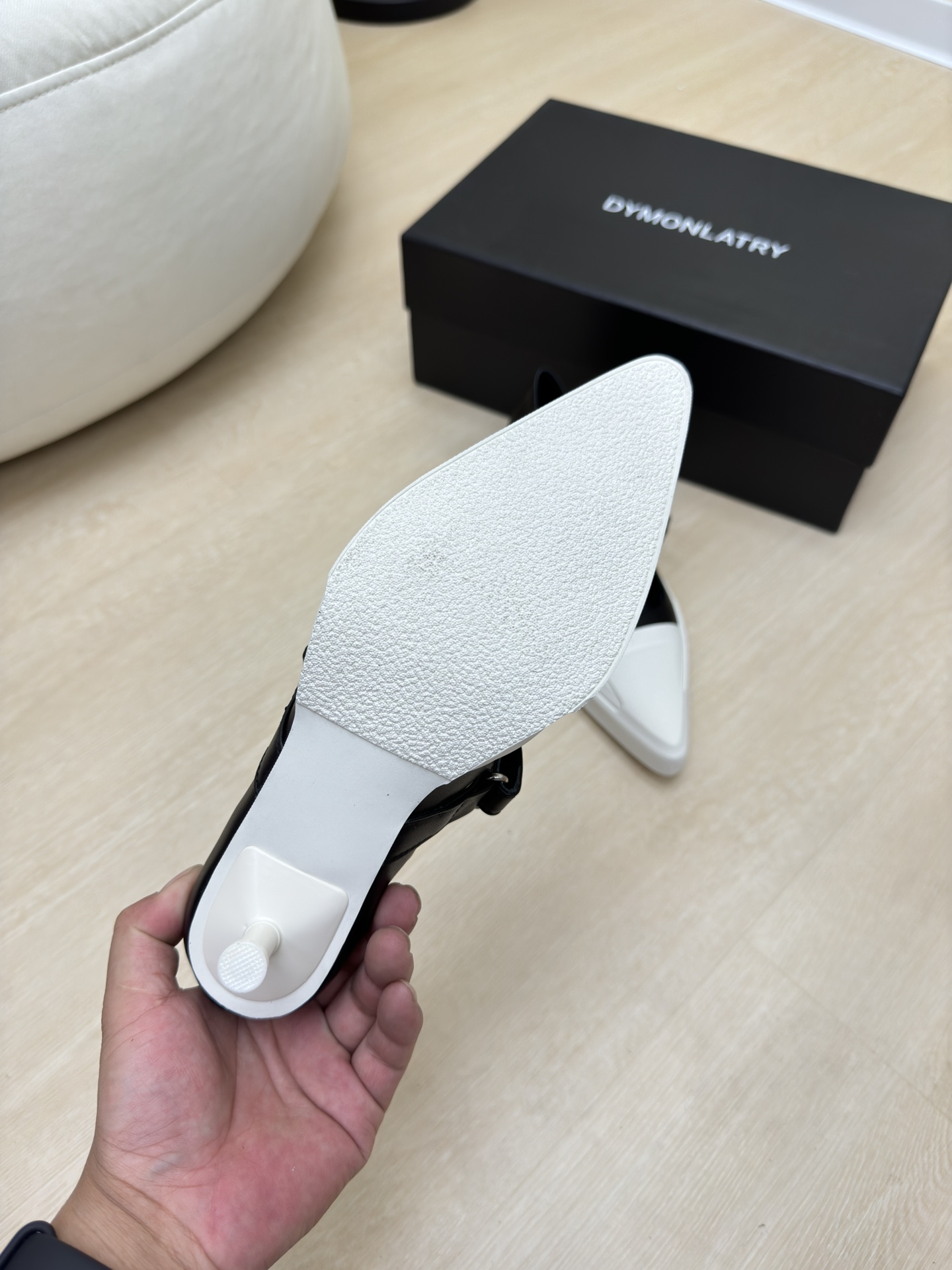 Luxury Pointy Sneakers: National Tide, Designer Brand, Black Cow Skin Quality - 图片 5