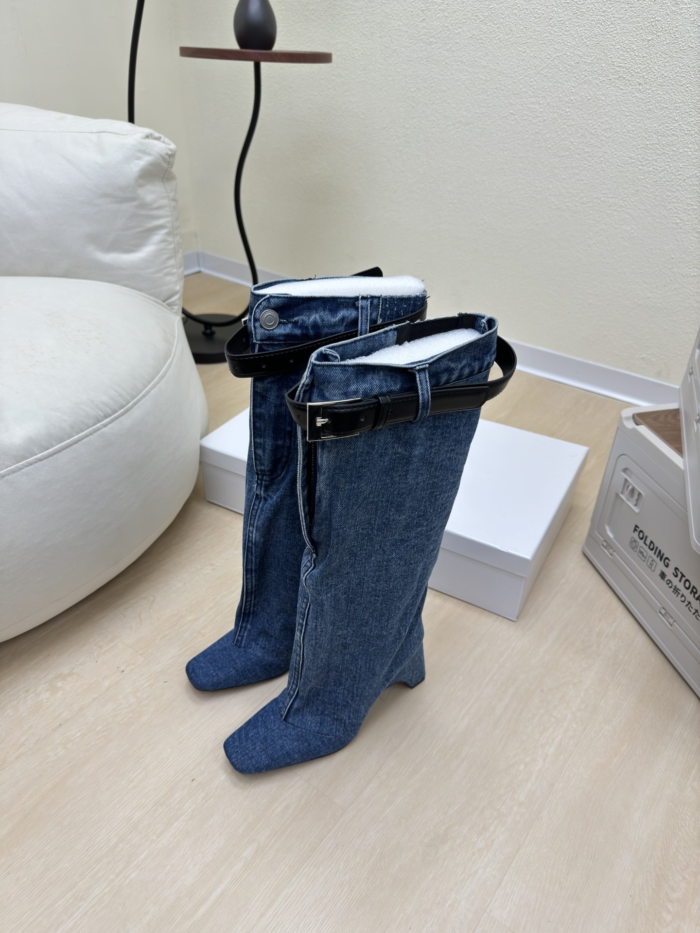 Parisian High-Level Brand: Graceful Women’s Boots in Coperni Pants P966