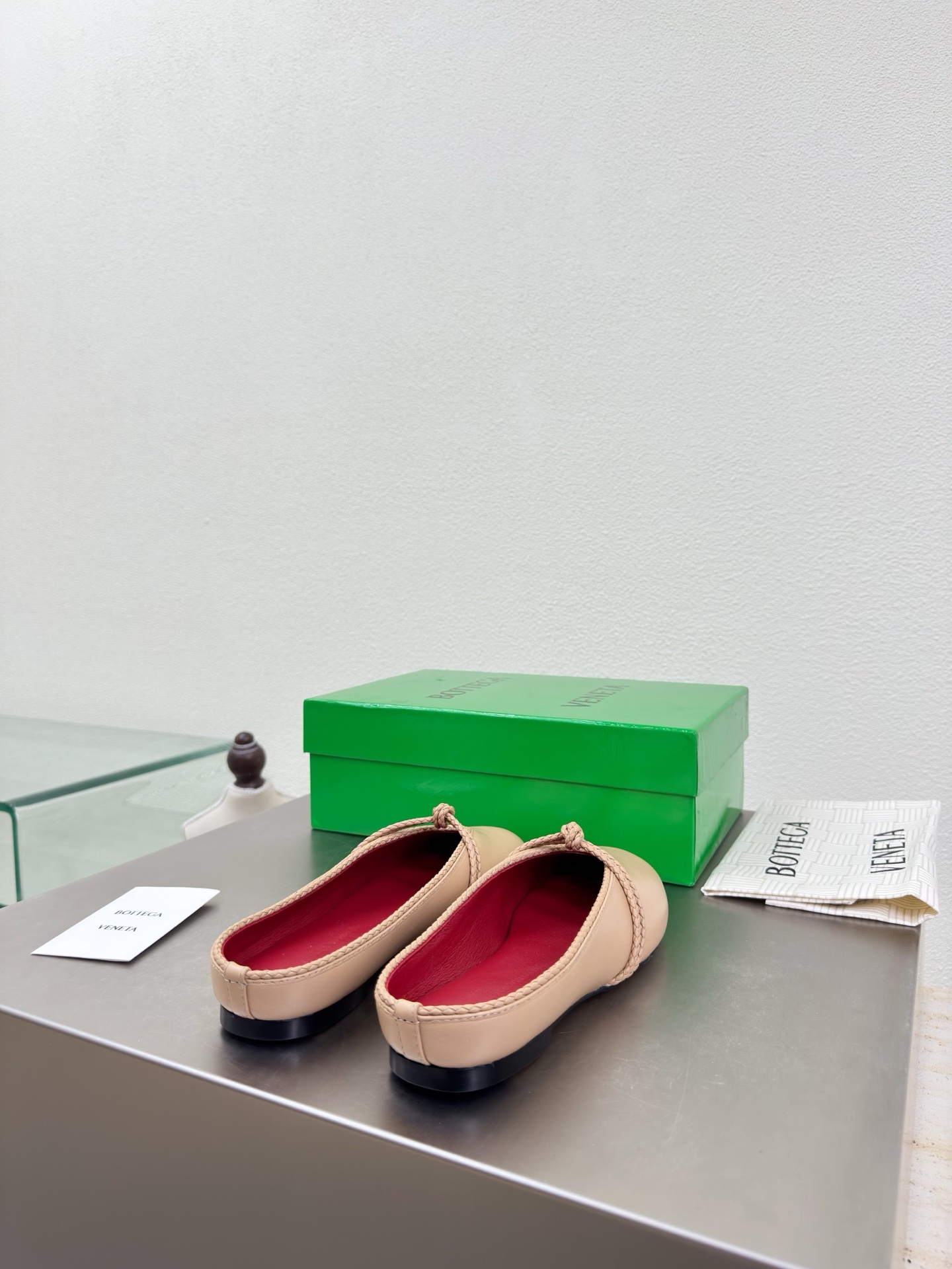 高版本出厂Bottega Veneta/BV F065 2026ss新款结绳玛丽珍半包拖鞋乐福鞋 高定的