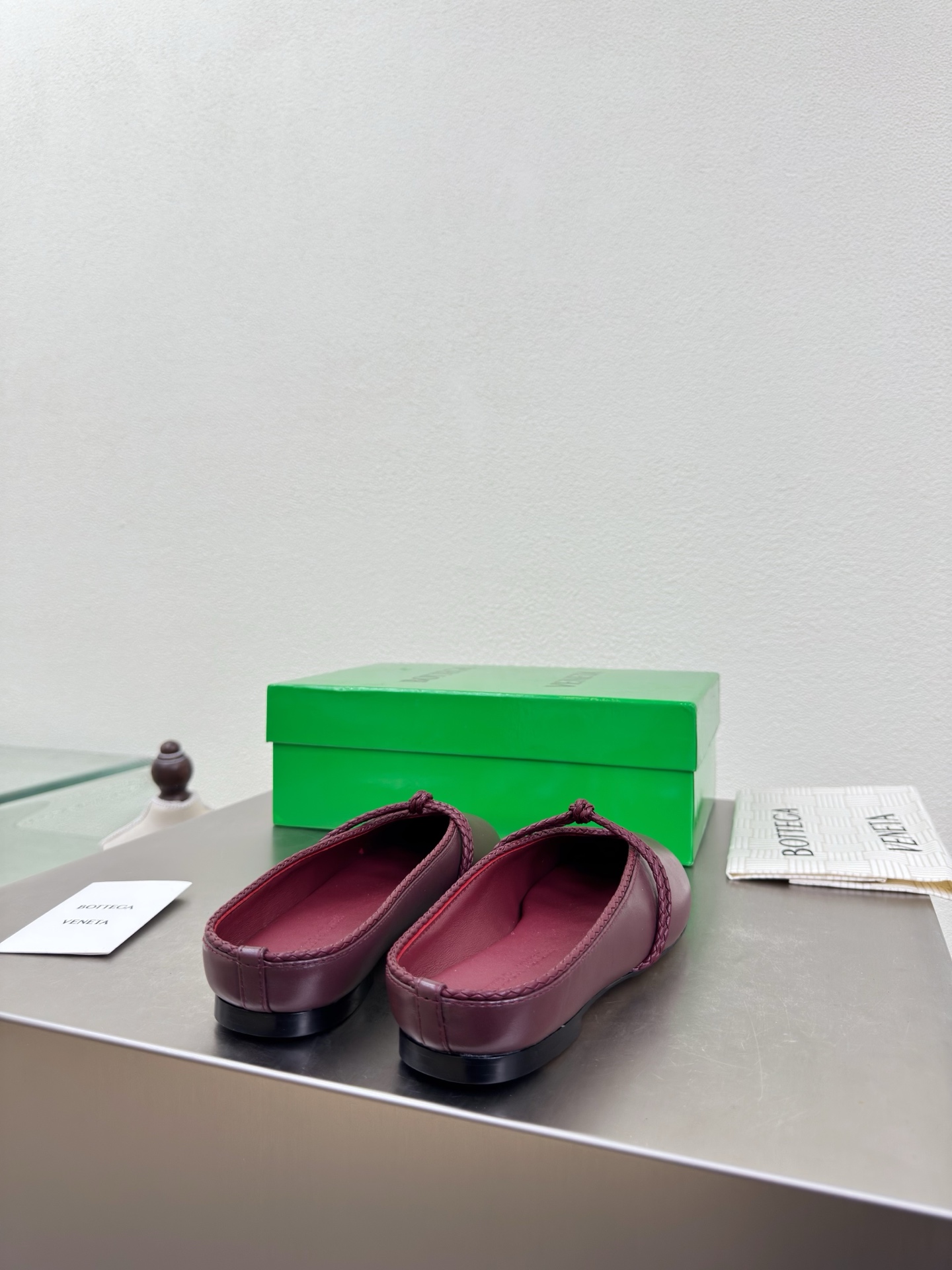 高版本出厂Bottega Veneta/BV F065 2026ss新款结绳玛丽珍半包拖鞋乐福鞋 高定的