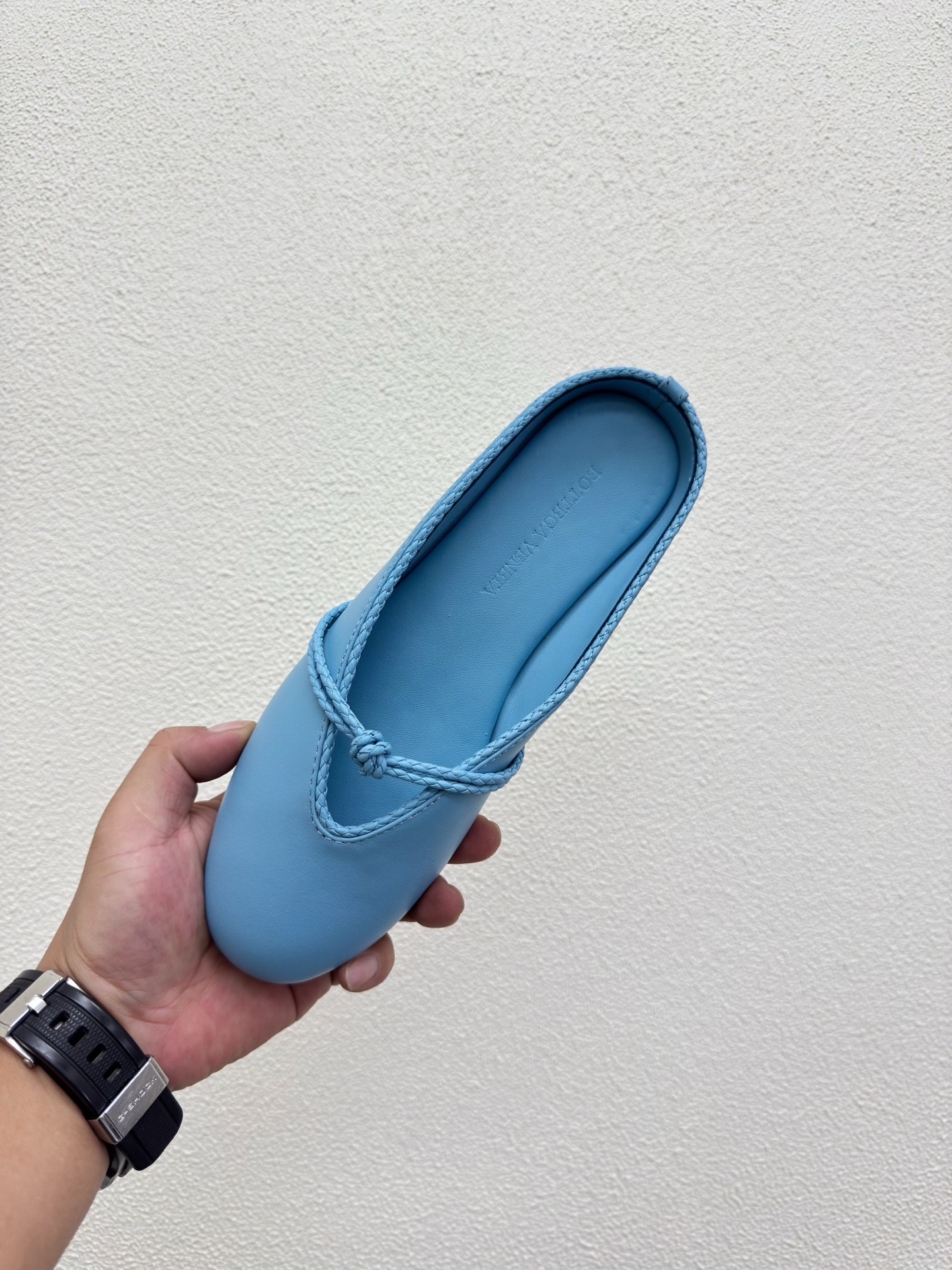 高版本出厂Bottega Veneta/BV F065 2026ss新款结绳玛丽珍半包拖鞋乐福鞋 高定的