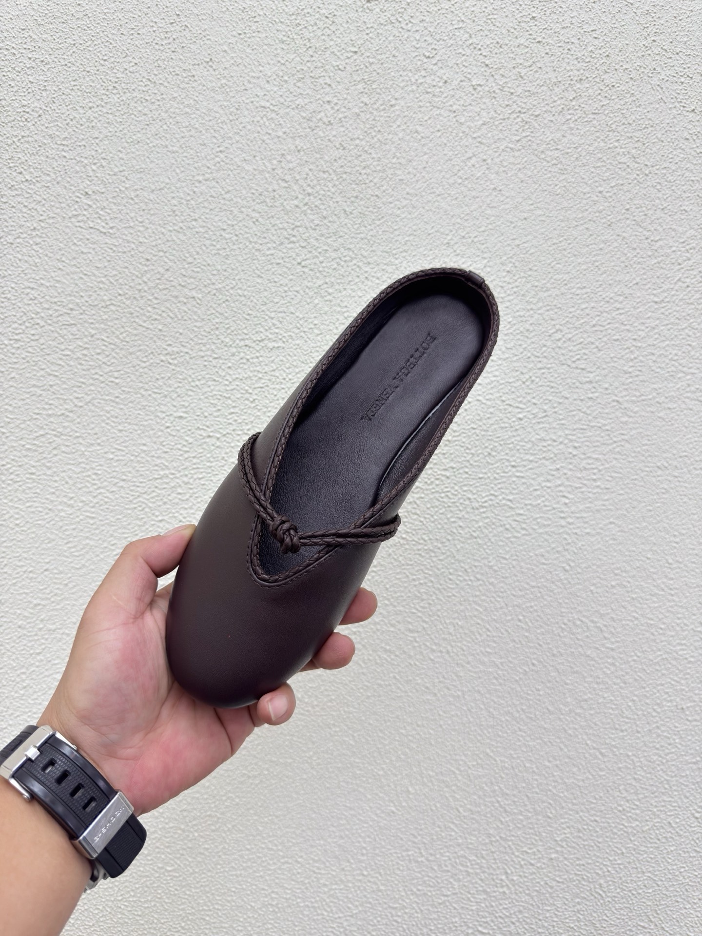 高版本出厂Bottega Veneta/BV F065 2026ss新款结绳玛丽珍半包拖鞋乐福鞋 高定的