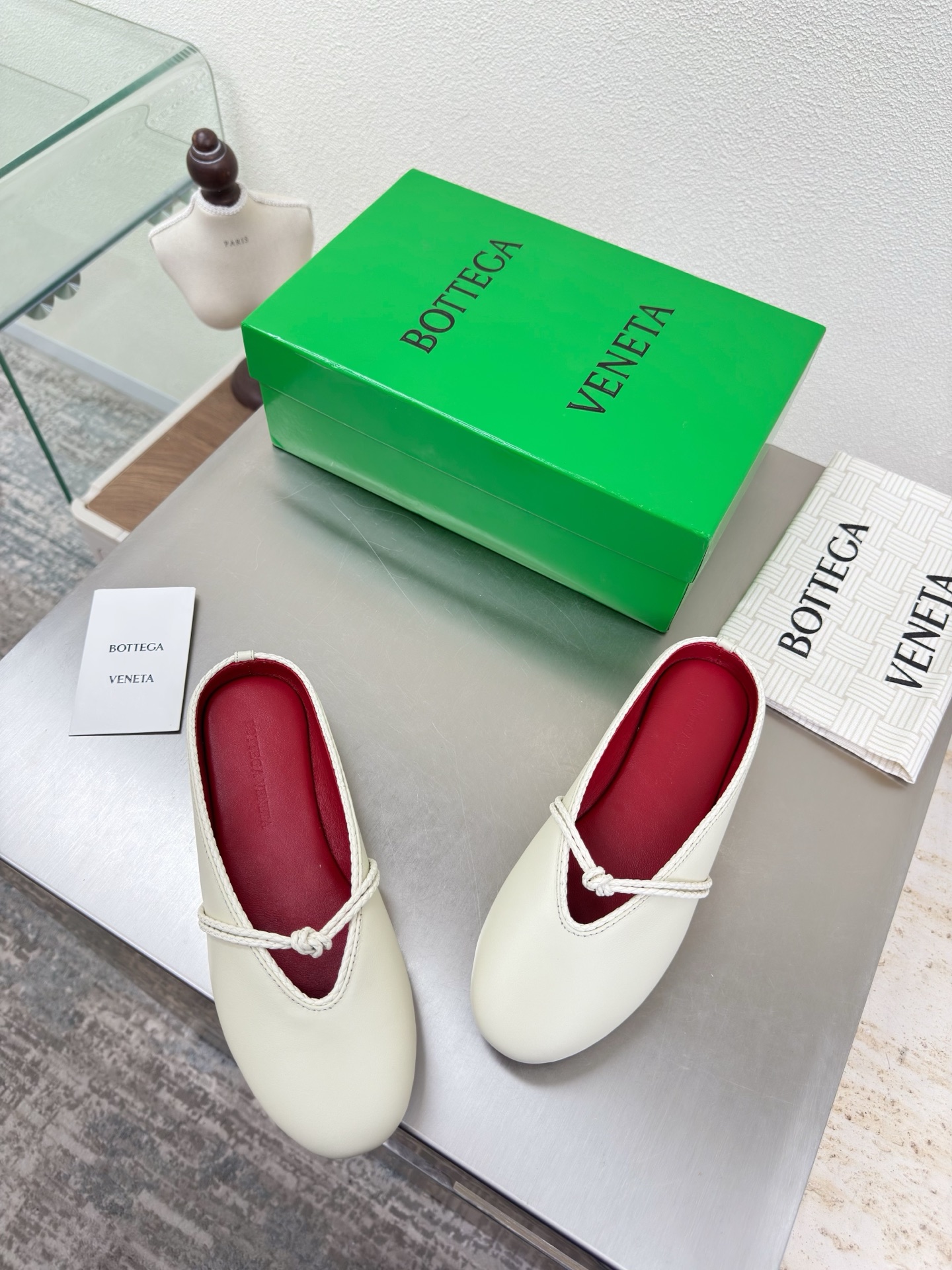 高版本出厂Bottega Veneta/BV F065 2026ss新款结绳玛丽珍半包拖鞋乐福鞋 高定的