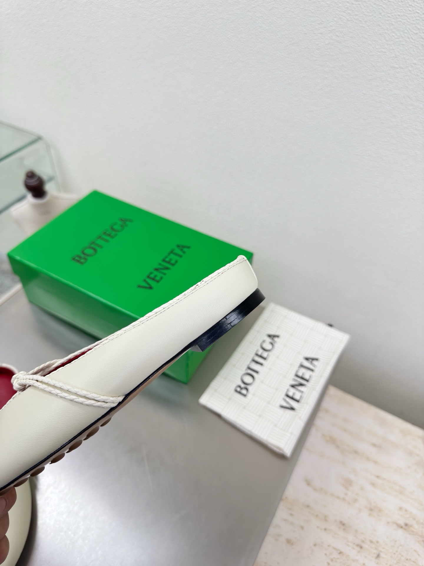 高版本出厂Bottega Veneta/BV F065 2026ss新款结绳玛丽珍半包拖鞋乐福鞋 高定的