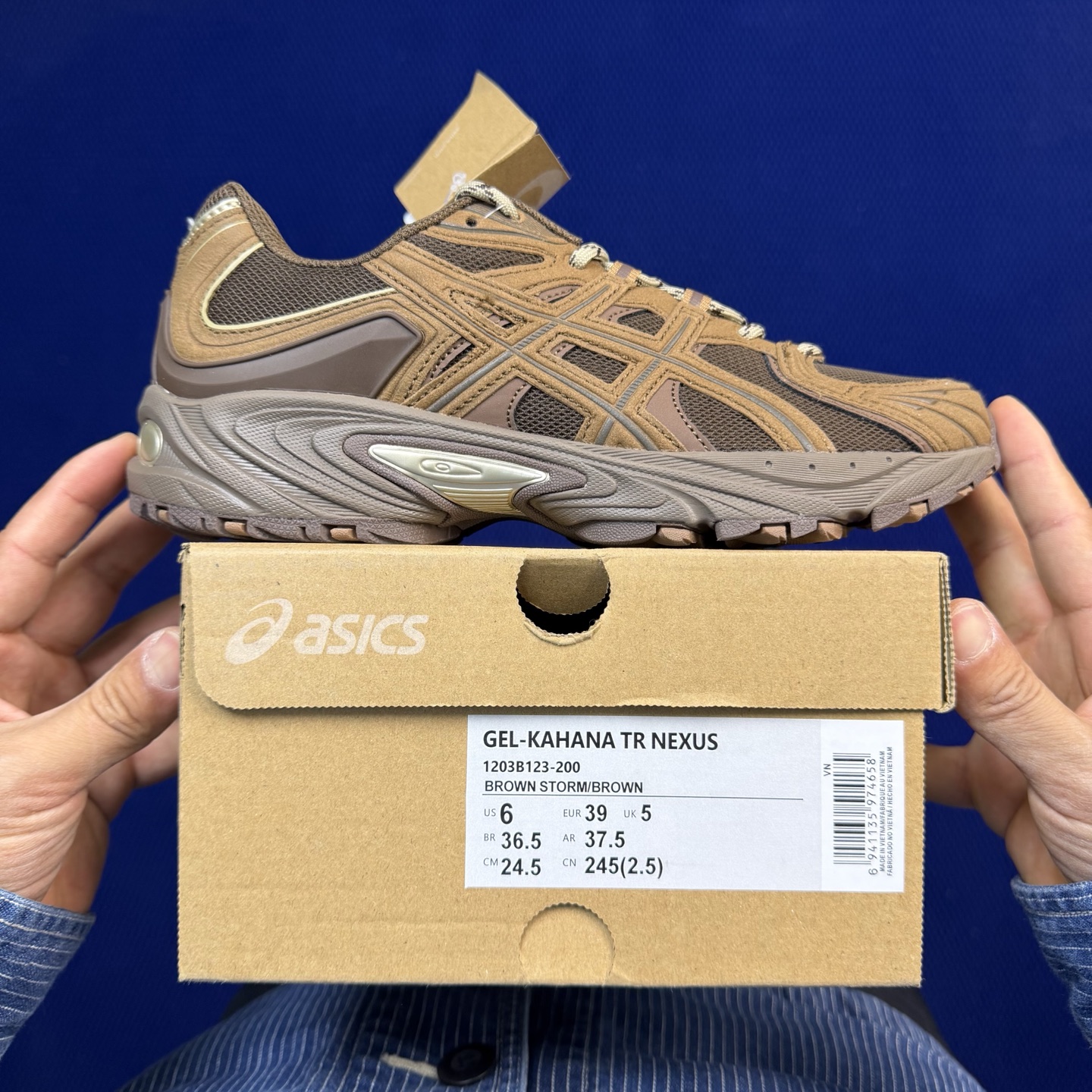 亚瑟士ASICS Gel-Kahana 复古休闲鞋 共7色！第4色:1203B123-200 棕色尺码：