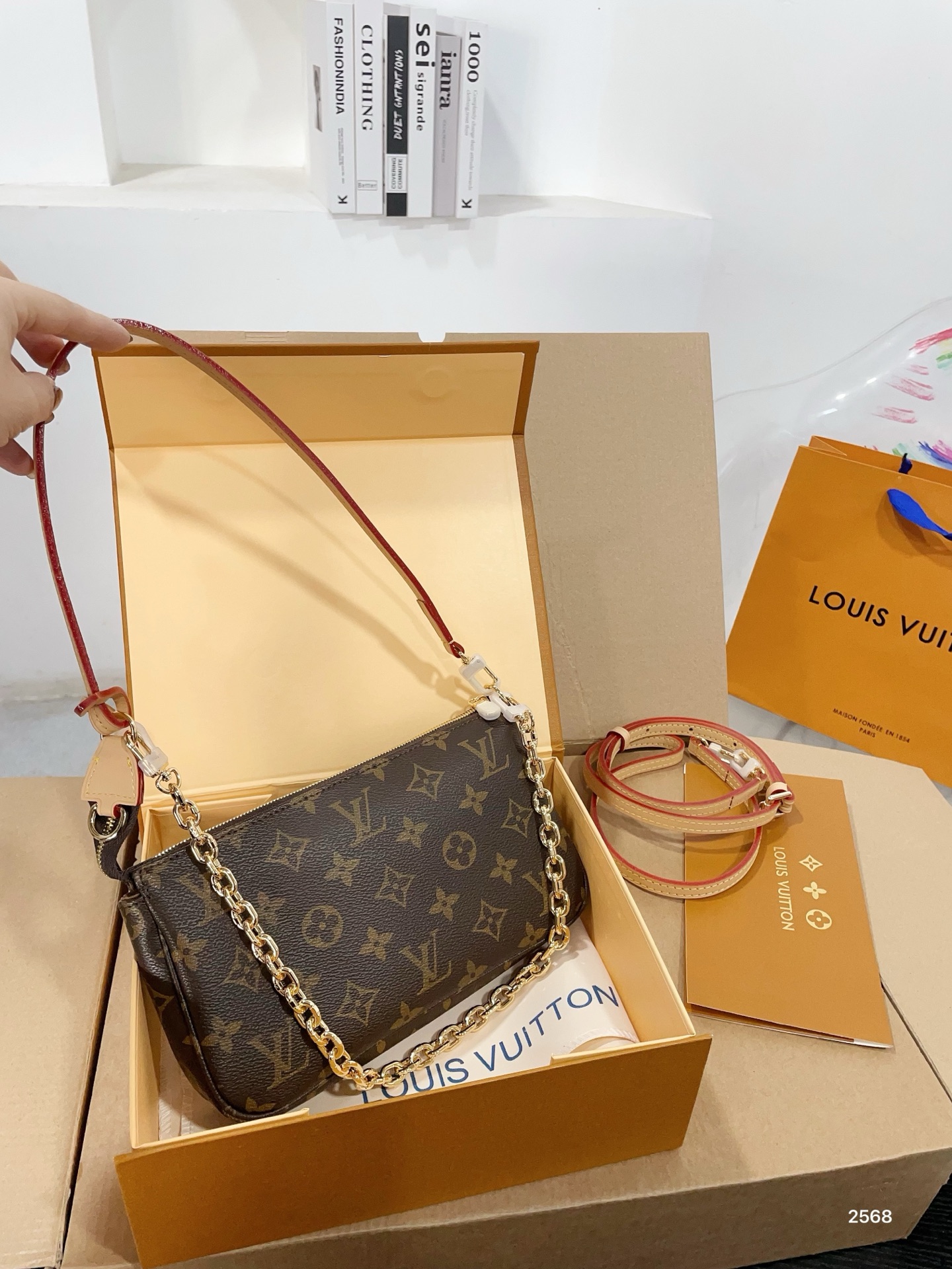 210 With Airplane Case Folding Box | Chip Version Color-changing Leather | Lv Mahjong Bag Second-hand Series Fairy Internet Celebrity Ins Mahjong Bag This Is A Super Invincible Exquisite And Compact Kawaii Wow Mini Retro Old Flower Small Crossbody Bag Size 23 13