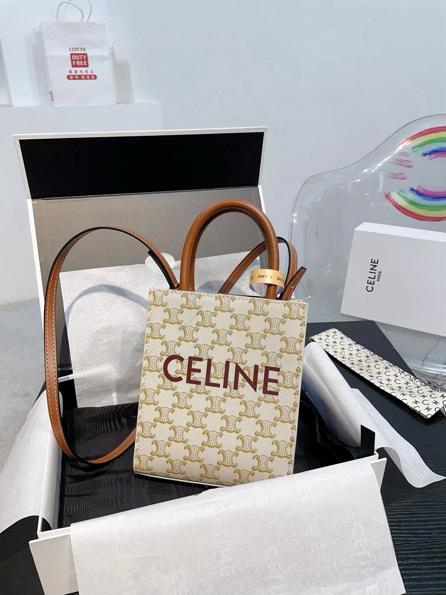 Celine bag High quality folding gift box with scarf — photo 3