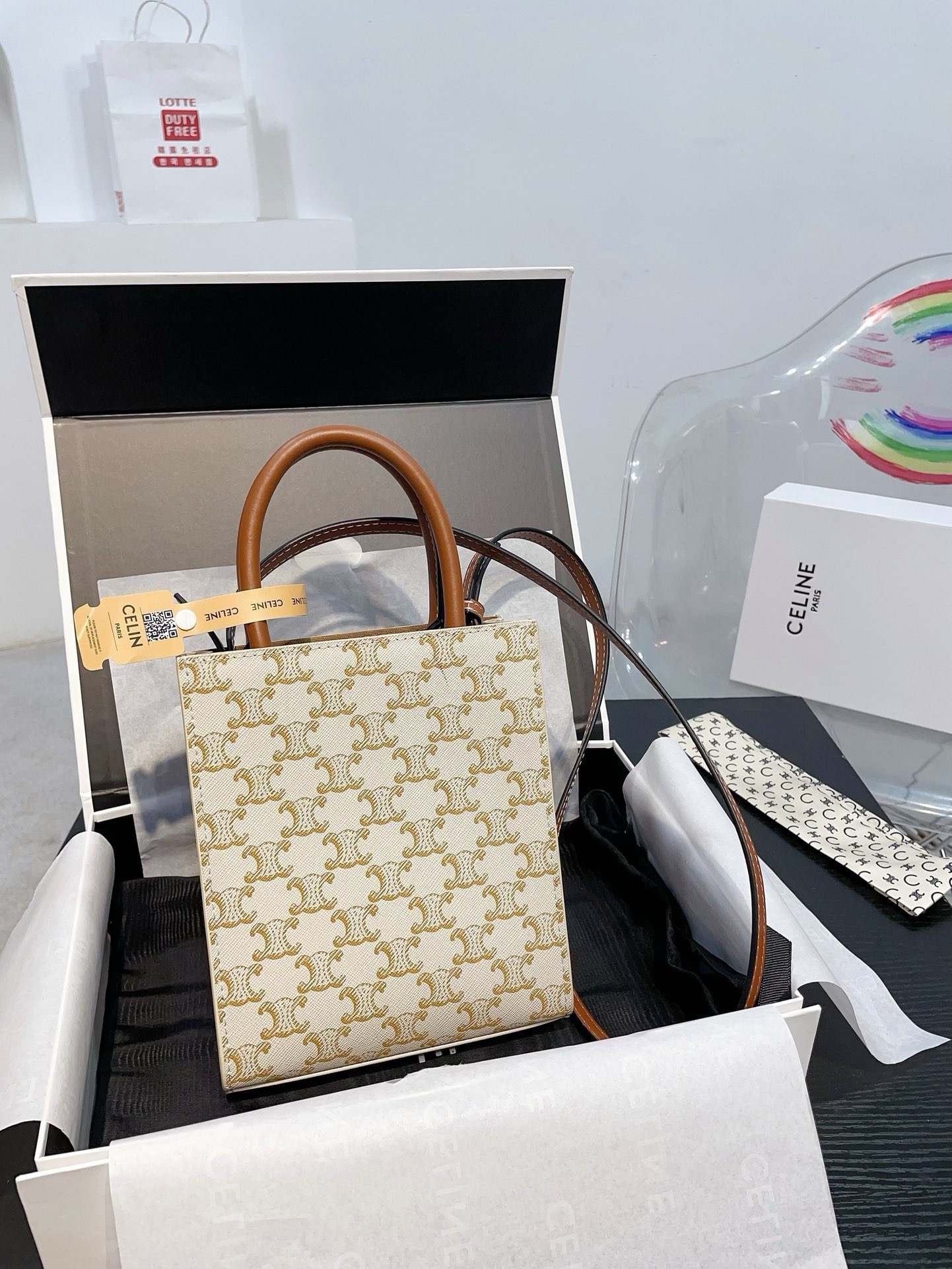 Celine bag High quality folding gift box with scarf — photo 7