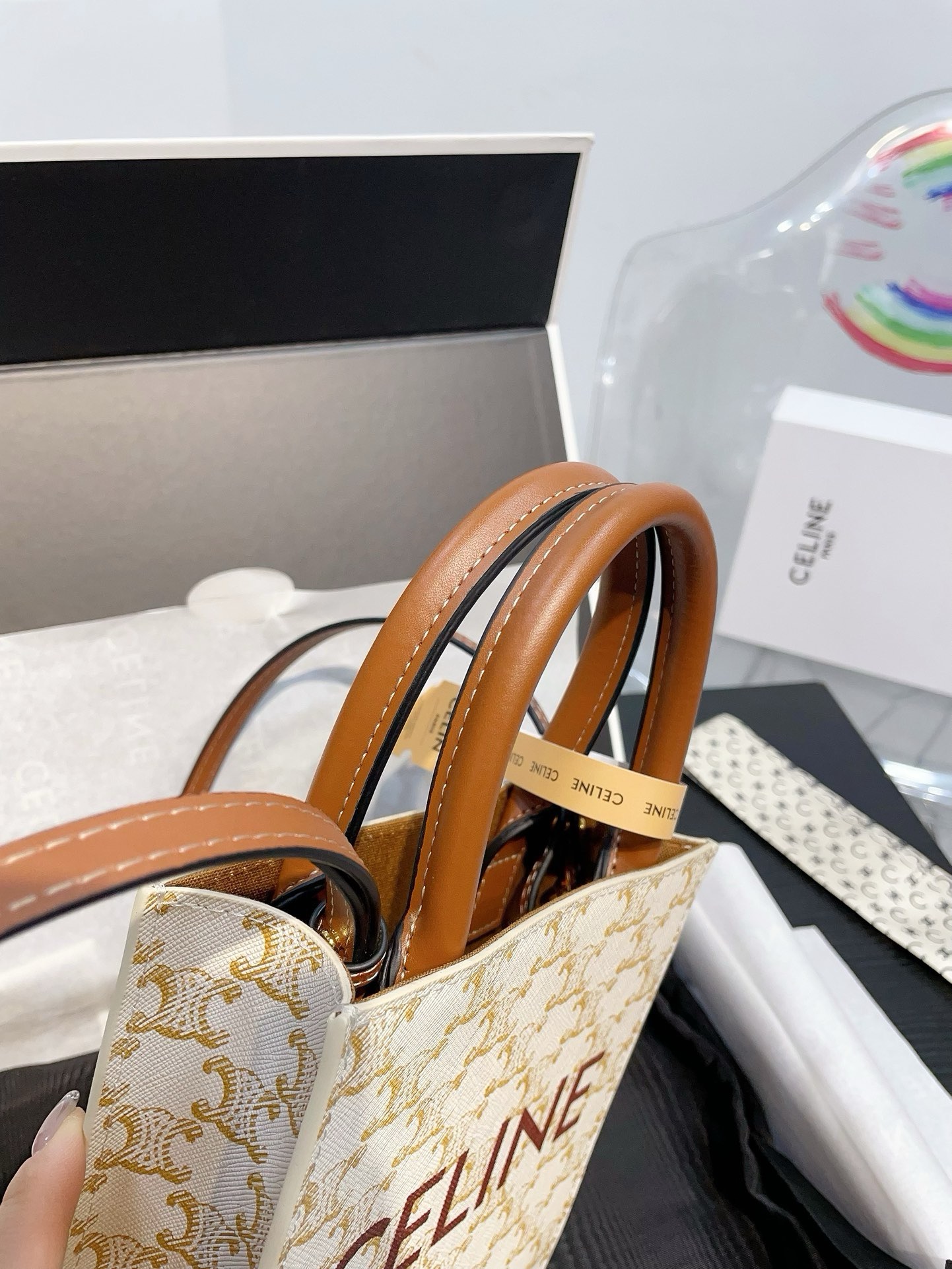 Celine bag High quality folding gift box with scarf — photo 4