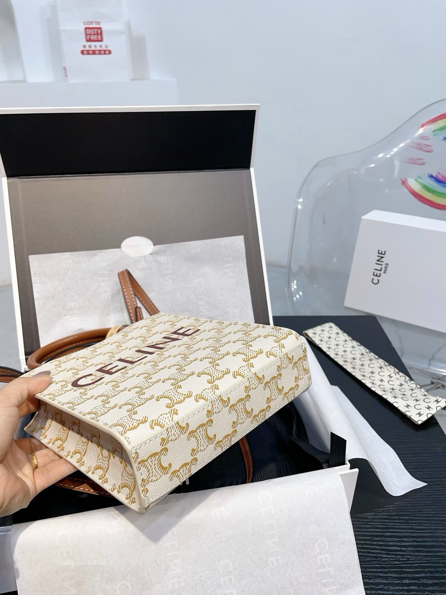 Celine bag High quality folding gift box with scarf — photo 8