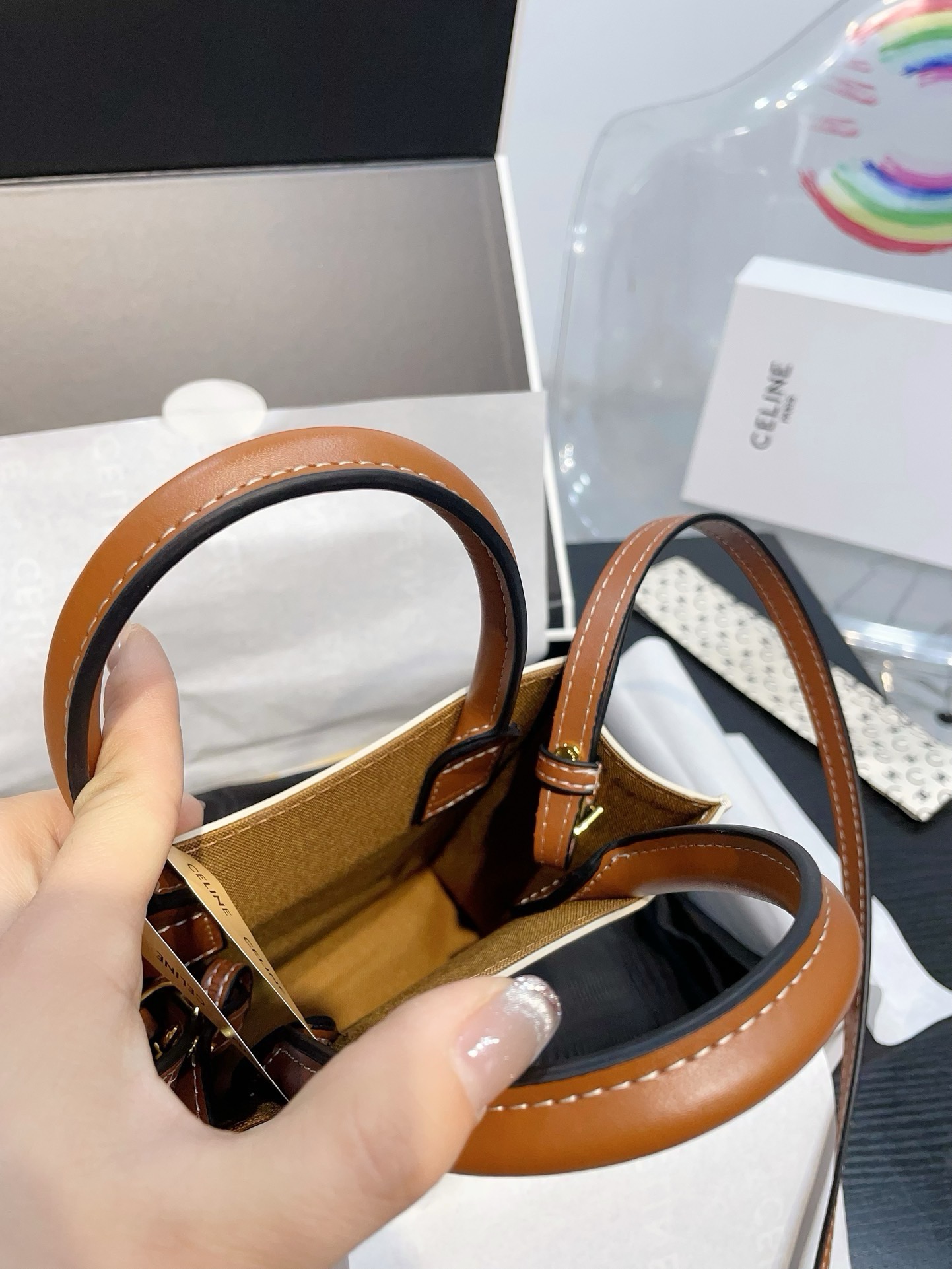 Celine bag High quality folding gift box with scarf — photo 9