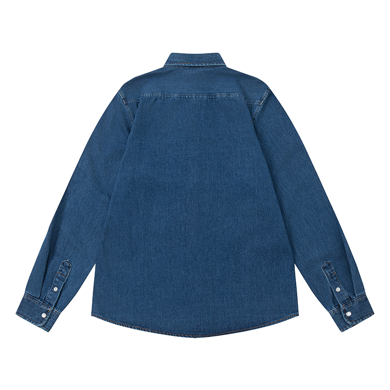 High-End Women’s Outfits: Ami Marc Long Sleeve Shirts with Embroidered Cowboy Style - 图片 5