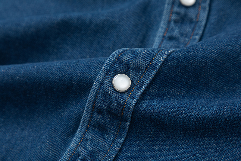 High-End Women’s Outfits: Ami Marc Long Sleeve Shirts with Embroidered Cowboy Style - 图片 7