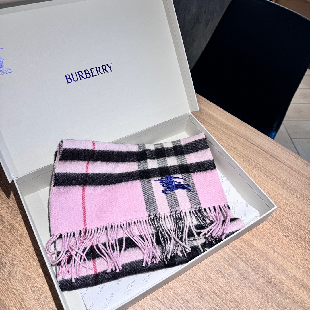 Burberry Scarf Lattice Cashmere Fall/Winter Collection Fashion