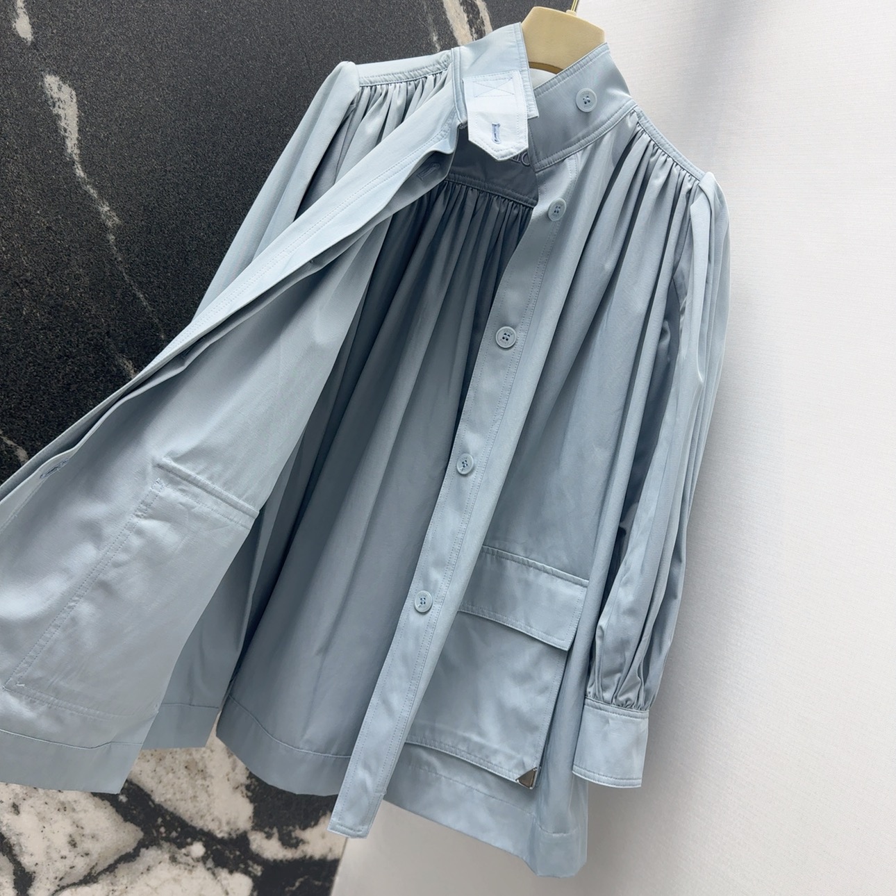 “CH ~ E 25SS ~ Women’s Long Coiled Coat: Stylish Autumn Fashion for One-Size Fit” - 图片 7