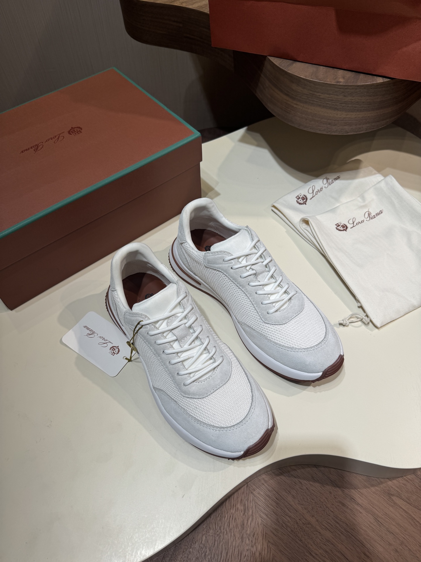 Loro Piana(男) Style Grey Leather Men's Shoes Lookbook Reference image 2
