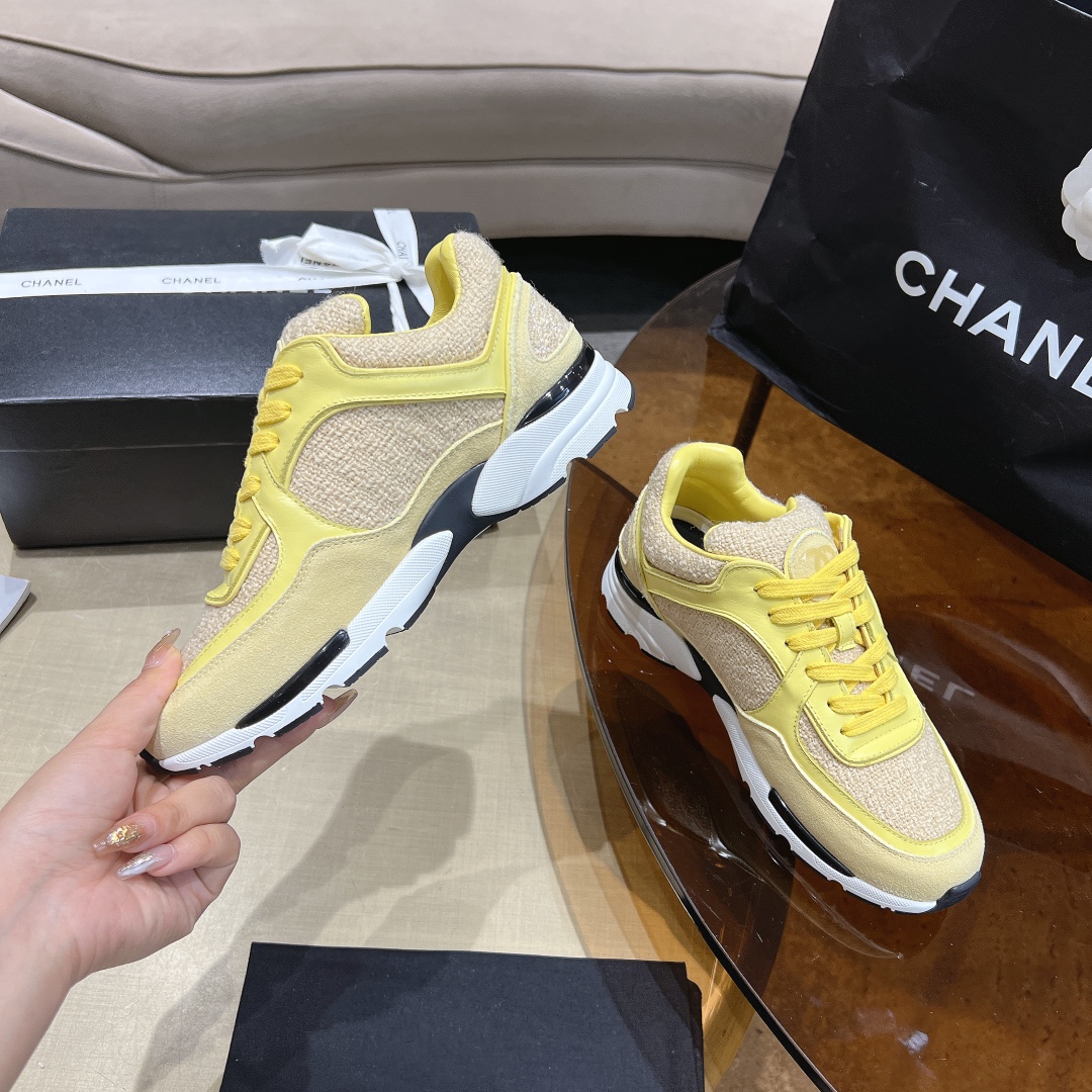 Chanel Haute Couture Classic Luxury Leather Shoe Loafer Shoes 7