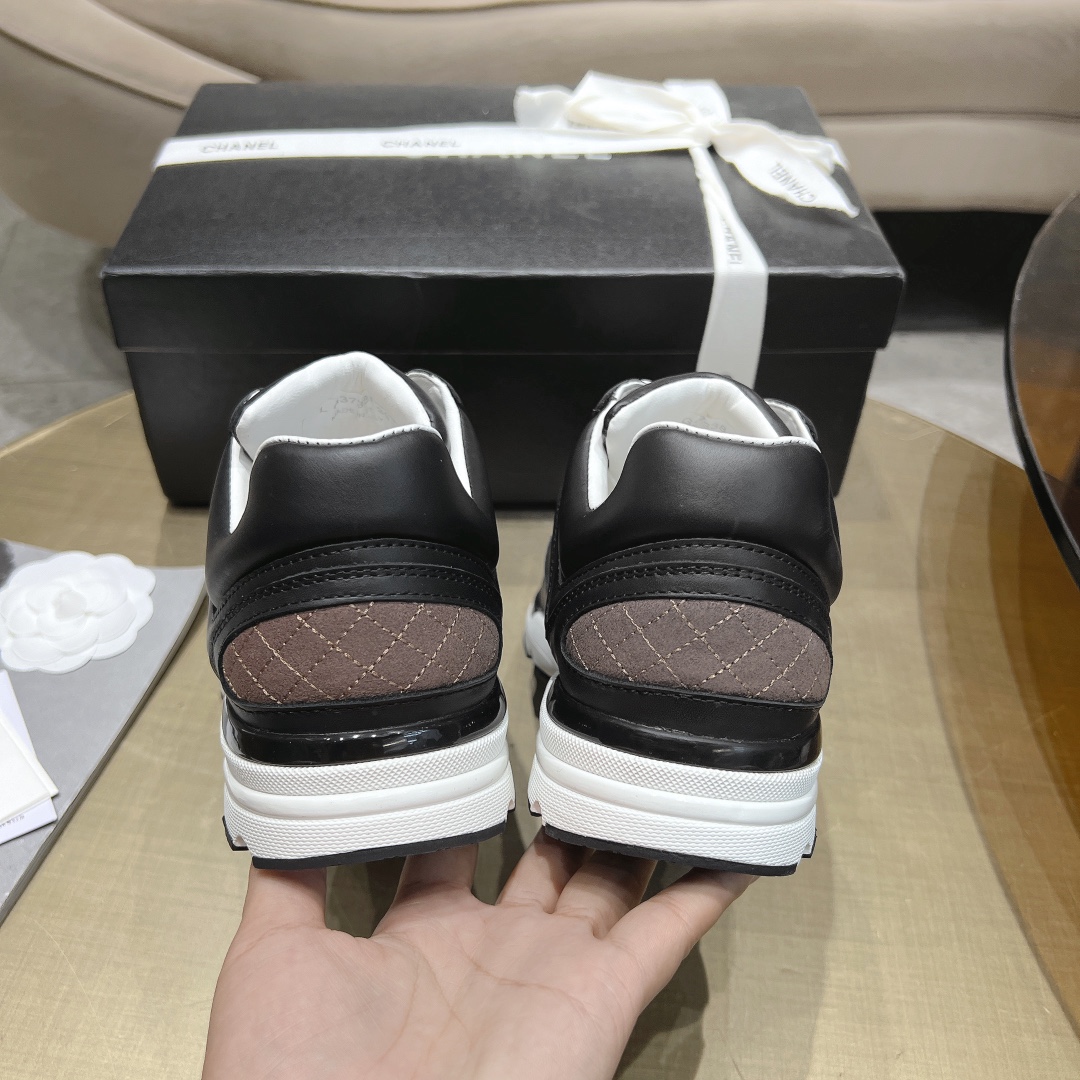 Chanel Haute Couture Classic Luxury Leather Shoe Loafer Shoes 9