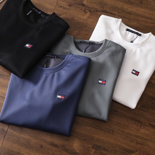 Tommy Hilfiger Fleece Crewneck Sweatshirt for Men & Women - Casual Style 1 Tommy Hilfiger Fleece Crewneck Sweatshirt for Men & Women - Casual Style