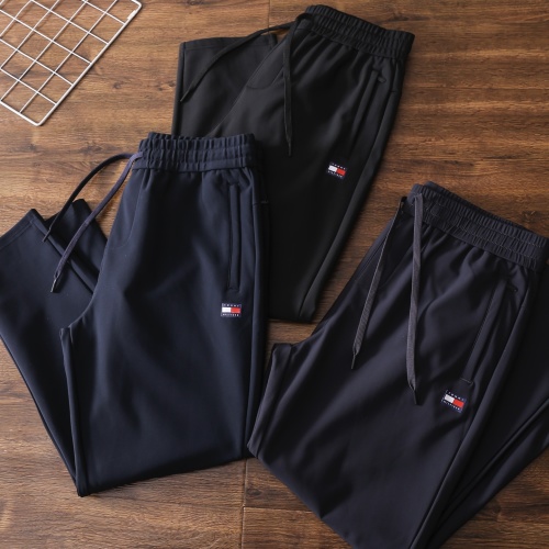 Tommy Hilfiger Men's Active Basic Logo Jogger Pants Elastic Bottom Sweatpants 1 Tommy Hilfiger Men's Active Basic Logo Jogger Pants Elastic Bottom Sweatpants