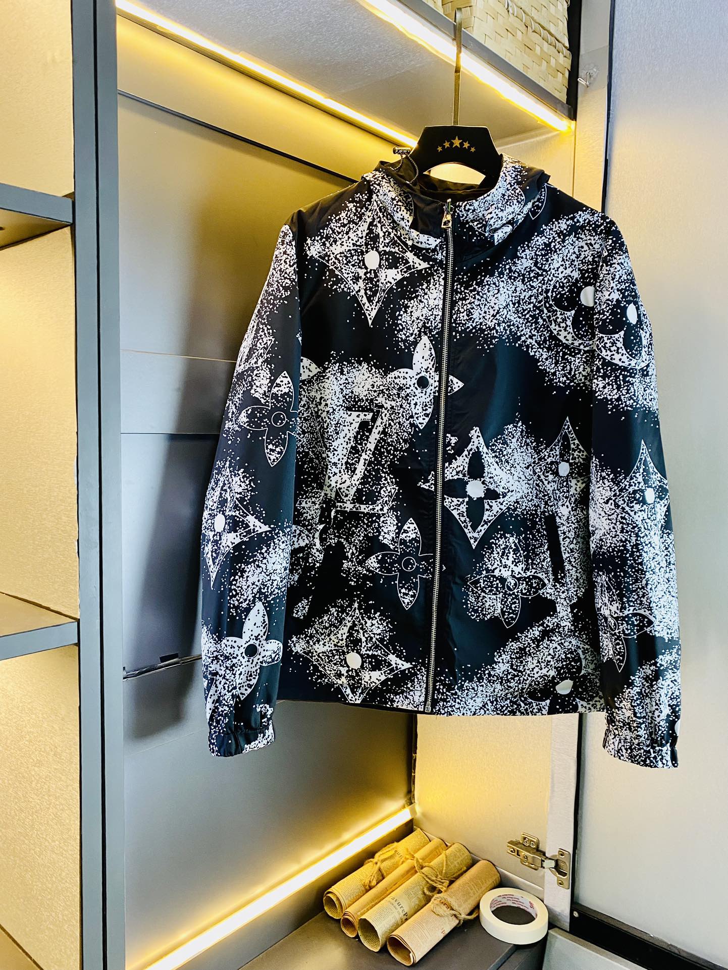 Louis Vuitton Clothing Coats & Jackets Printing Fall/Winter Collection Fashion