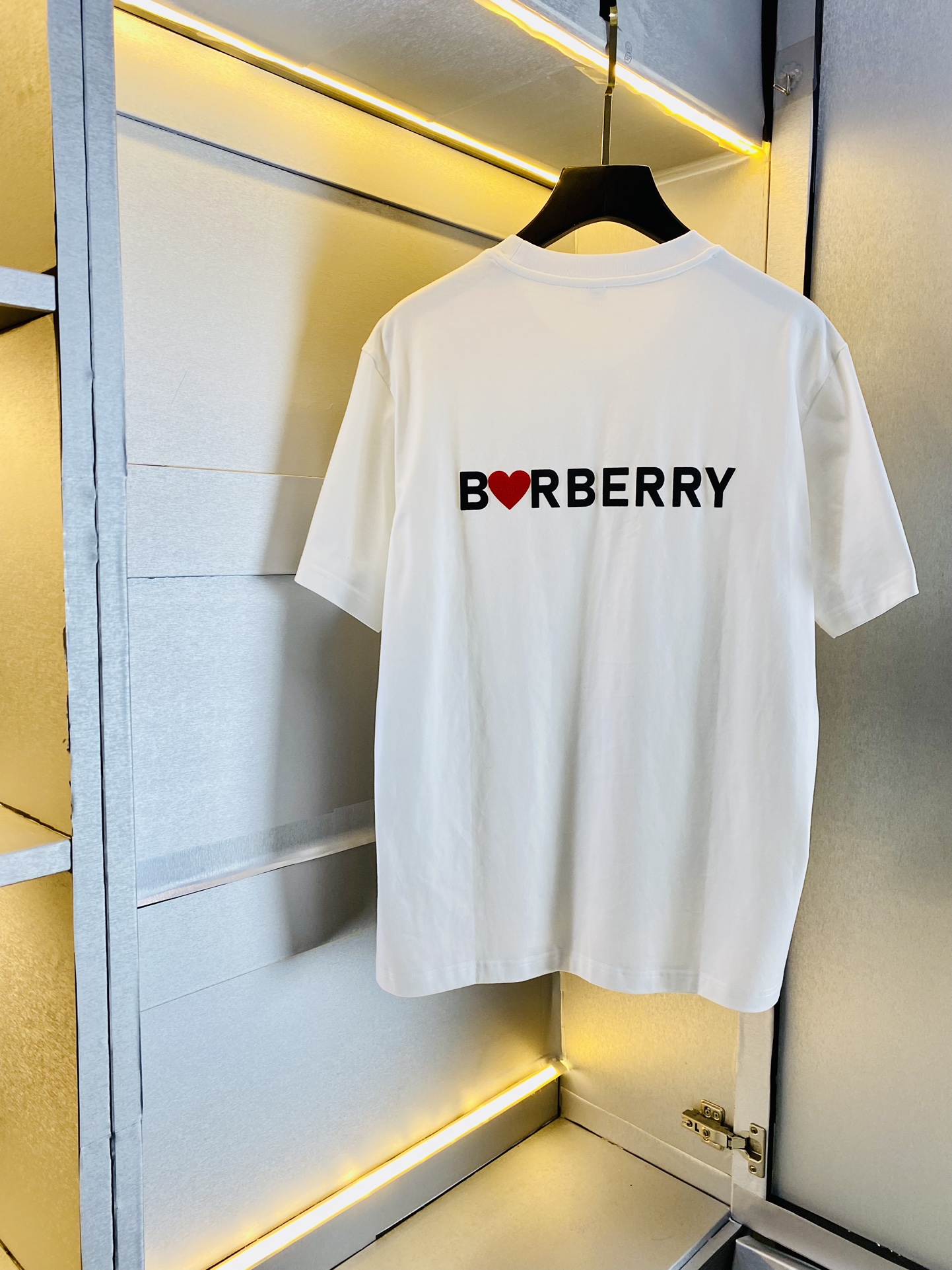 穿210斤胖子福音情侣装巴宝莉Burberry原单品质2024最新款男装短袖T恤精选专柜订制顶级丝光棉进