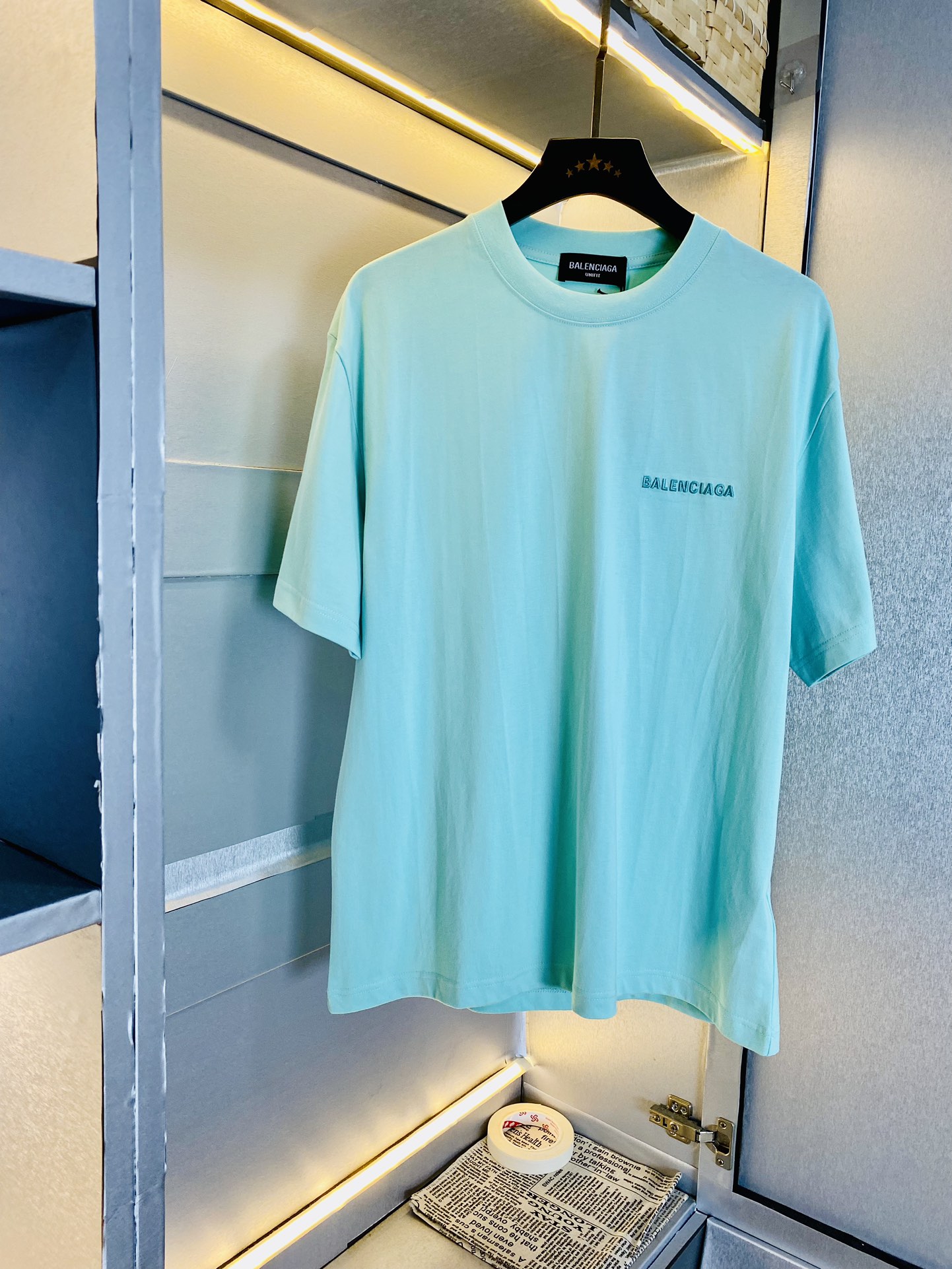 Balenciaga Kleding T-Shirt Unisex Katoen Gemerceriseerd katoen Korte mouw