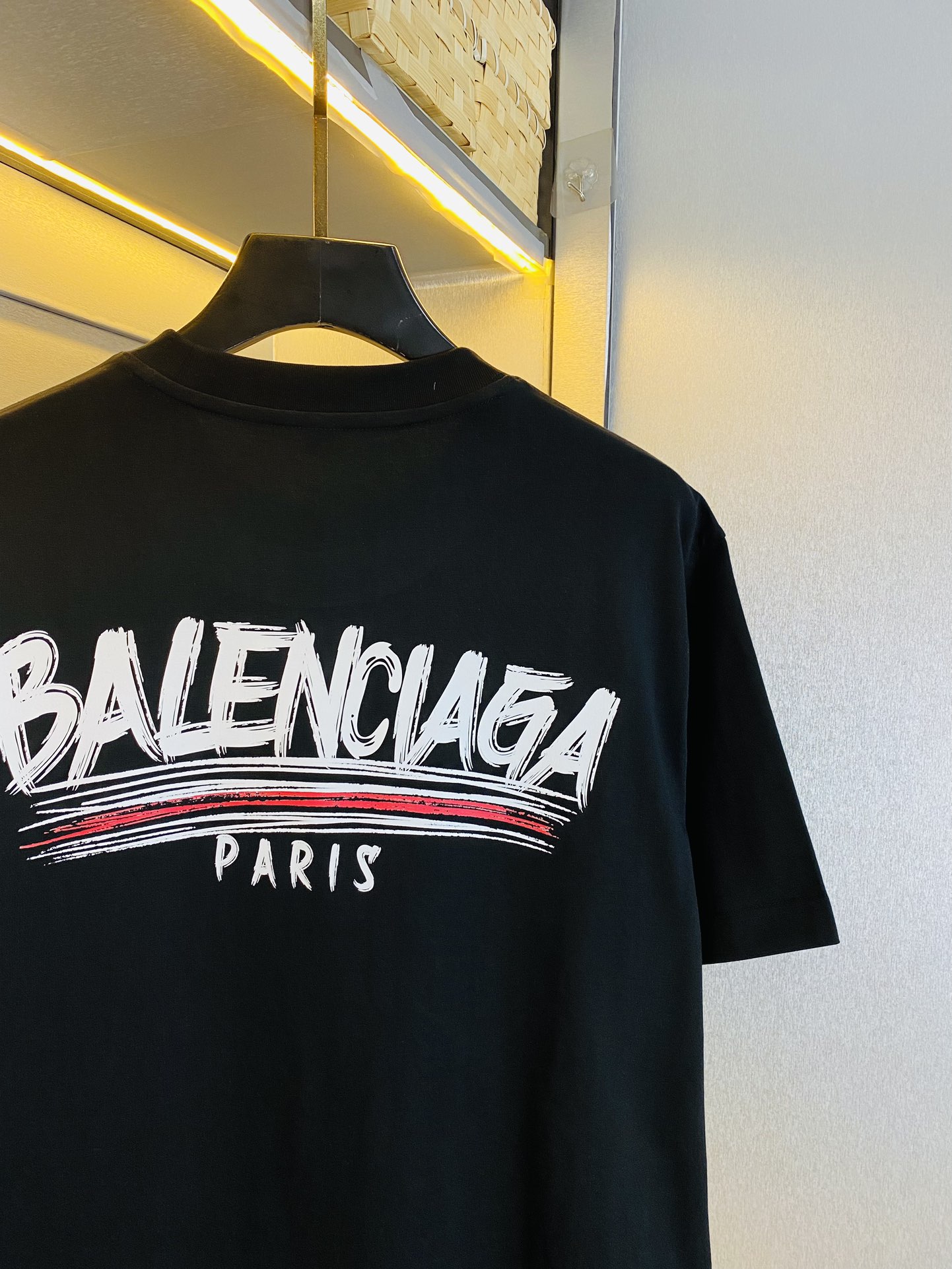 穿210斤胖子福音情侣装巴黎世家Balenciaga原单品质2024最新款男装短袖T恤精选专柜订制顶级丝