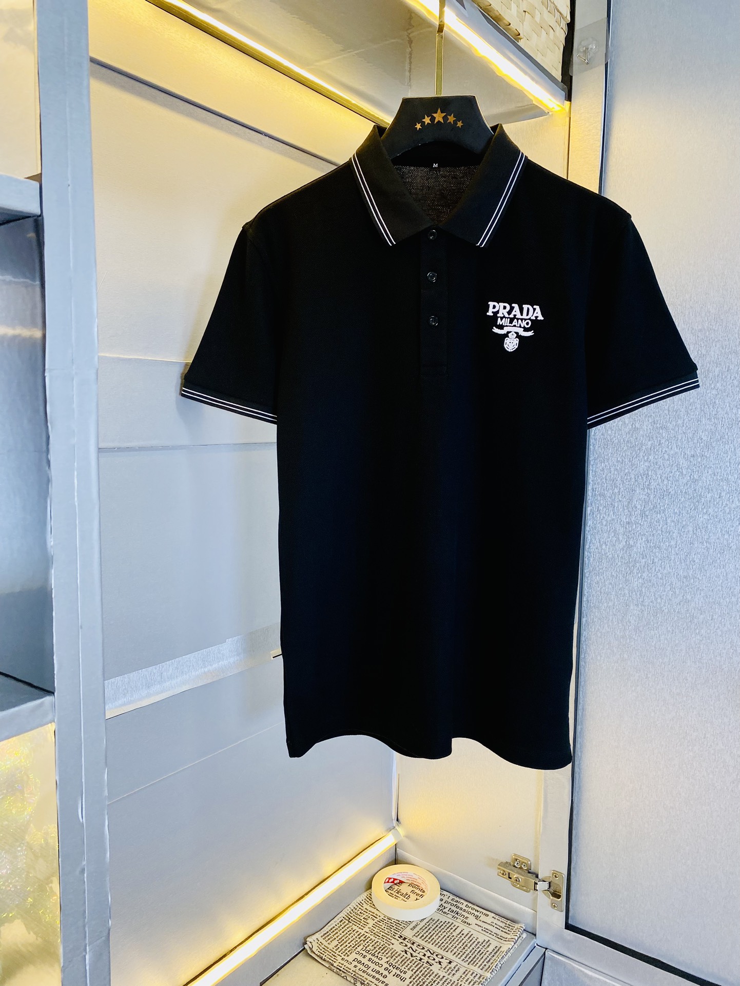 Prada Kleding T-Shirt Katoen Gemerceriseerd katoen Korte mouw