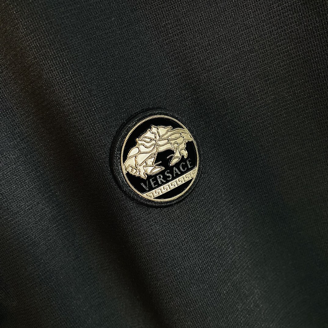 穿200斤范思哲Versace原单品质2024最新款衣服男装短袖衬衣短袖衬衫精选专柜订制顶级进口面料所有