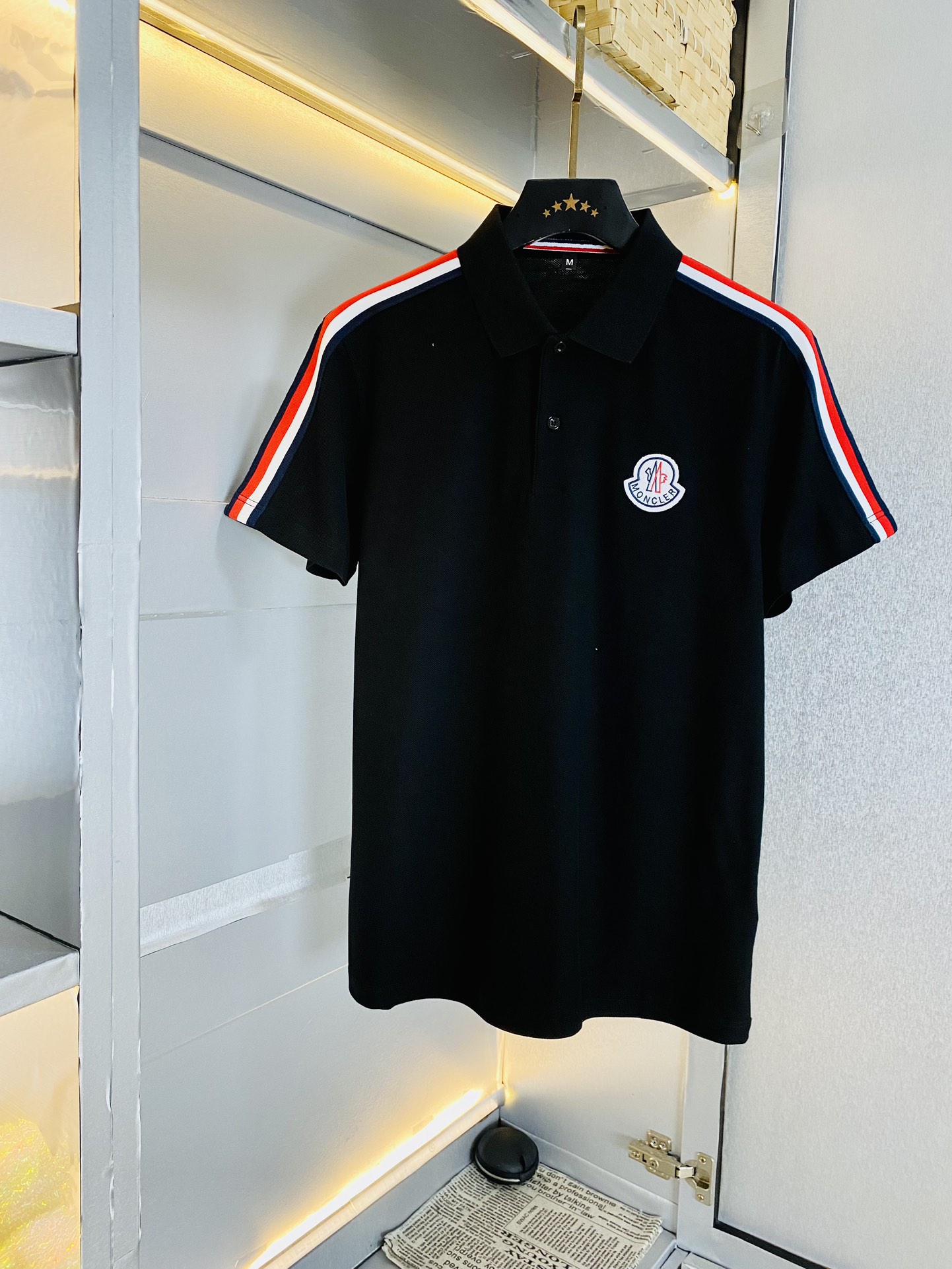 Moncler Kleding T-Shirt Katoen Gemerceriseerd katoen Korte mouw