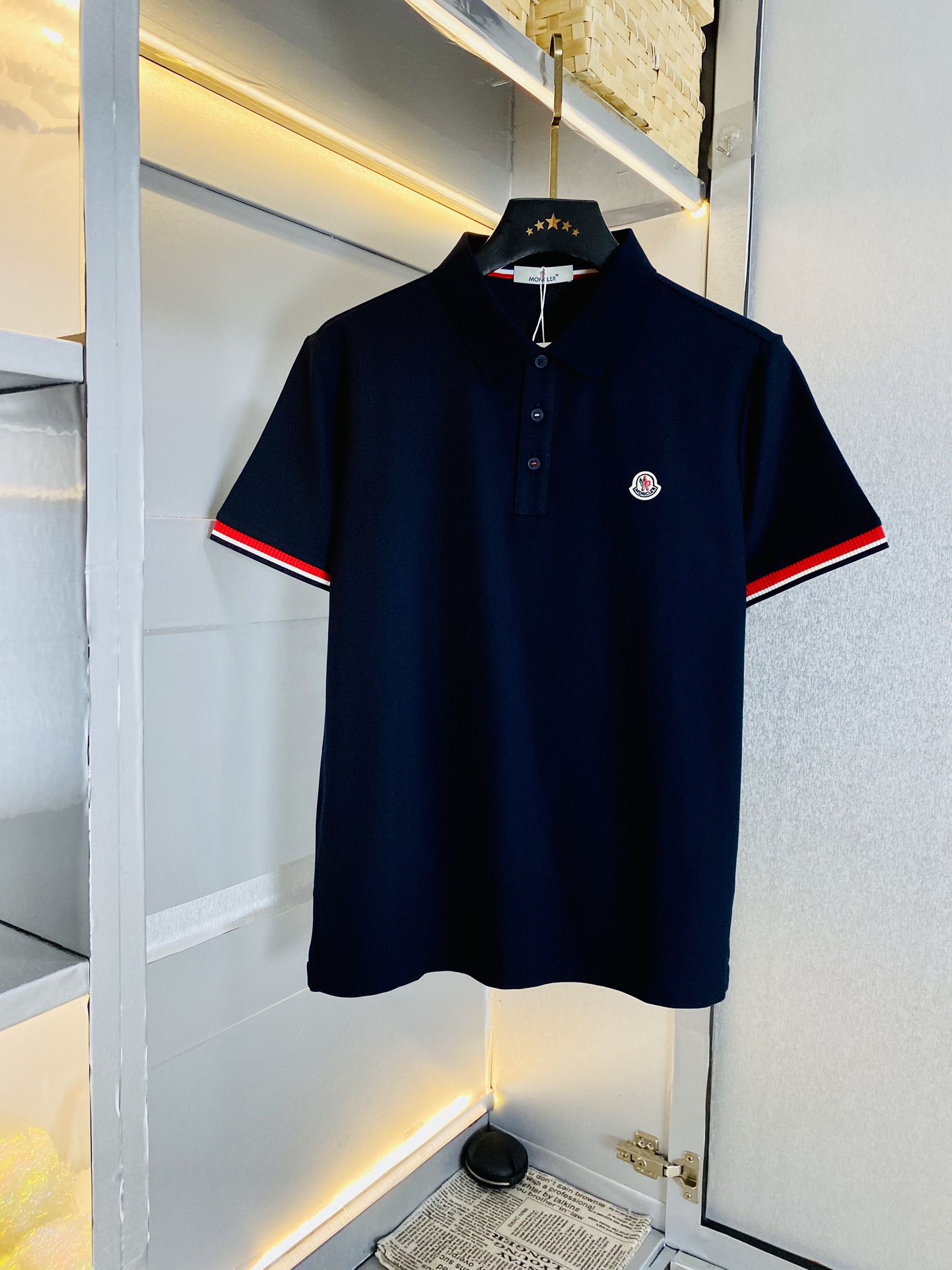 Groothandel imitatie ontwerper replica’s
 Moncler Kleding T-Shirt Katoen Gemerceriseerd katoen Korte mouw