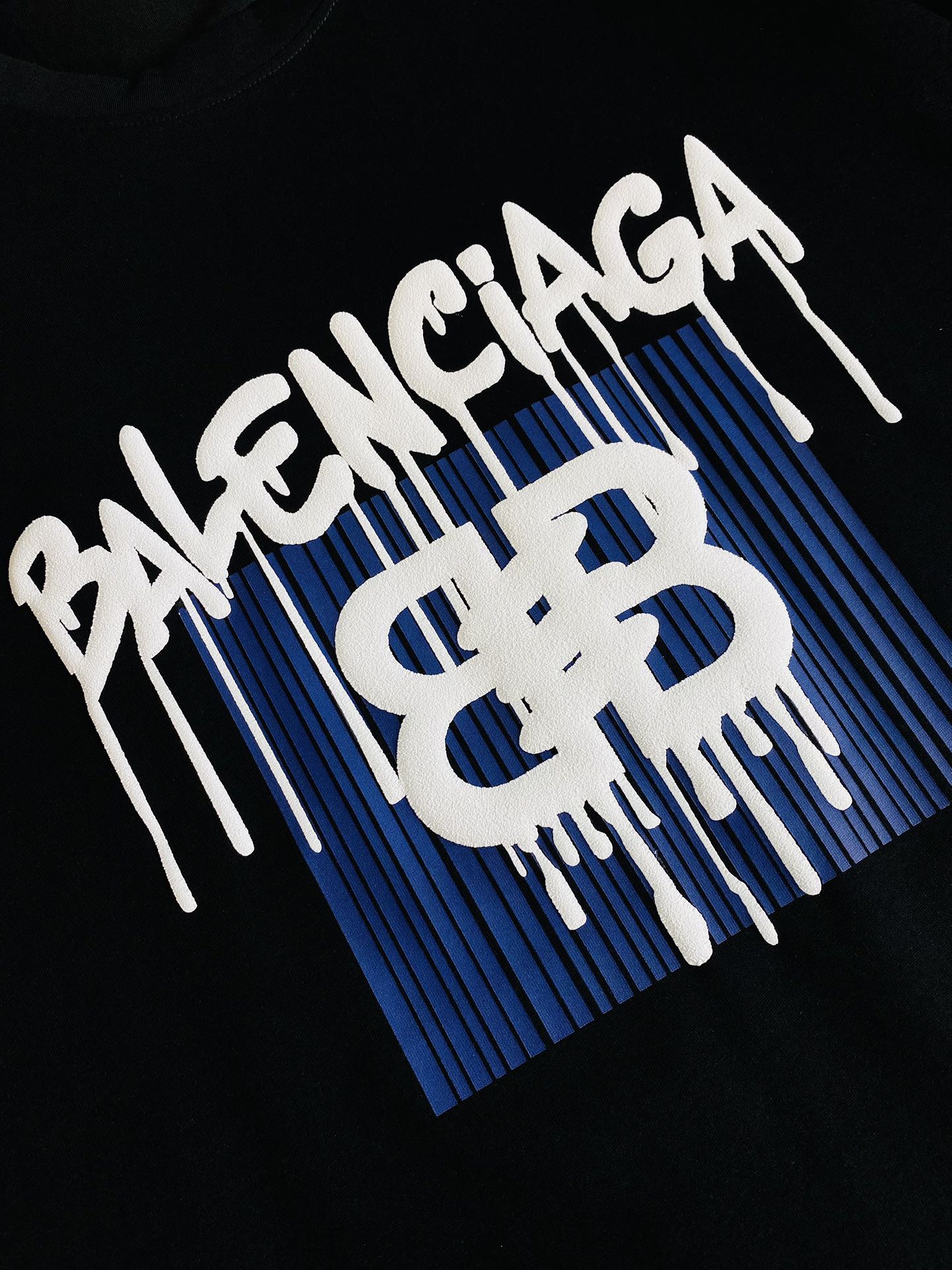 穿240斤胖子福音情侣款码数M-6XL巴黎世家Balenciaga原单品质2024最新款男装短袖T恤衣服