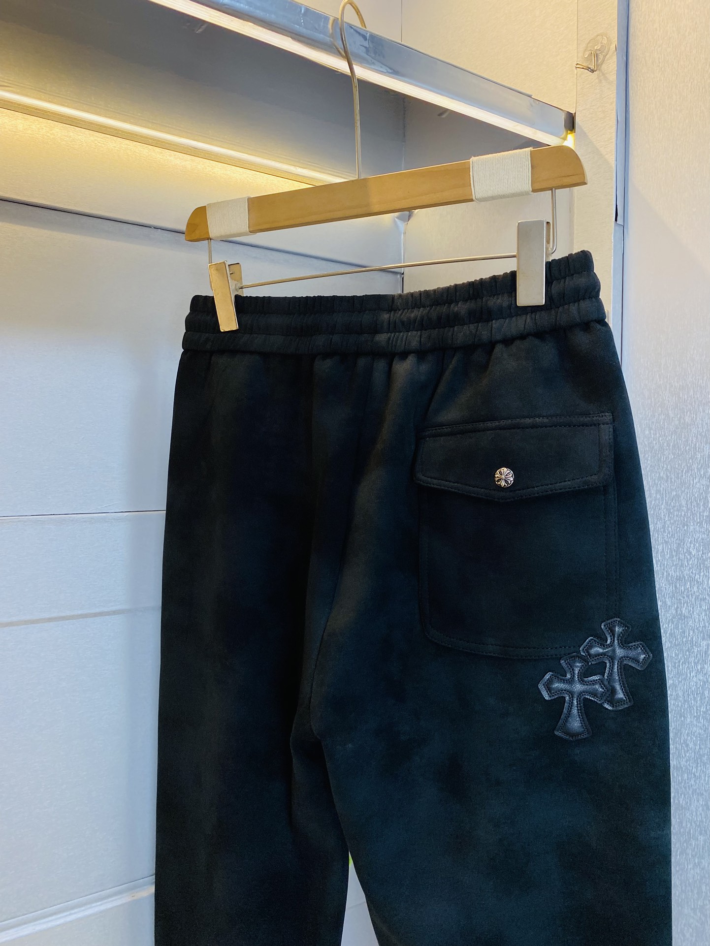 ！  官网原单货 可穿200斤🔥克罗心ChromeHearts 简约时尚 秋冬款休闲裤长裤👖身穿着非常舒