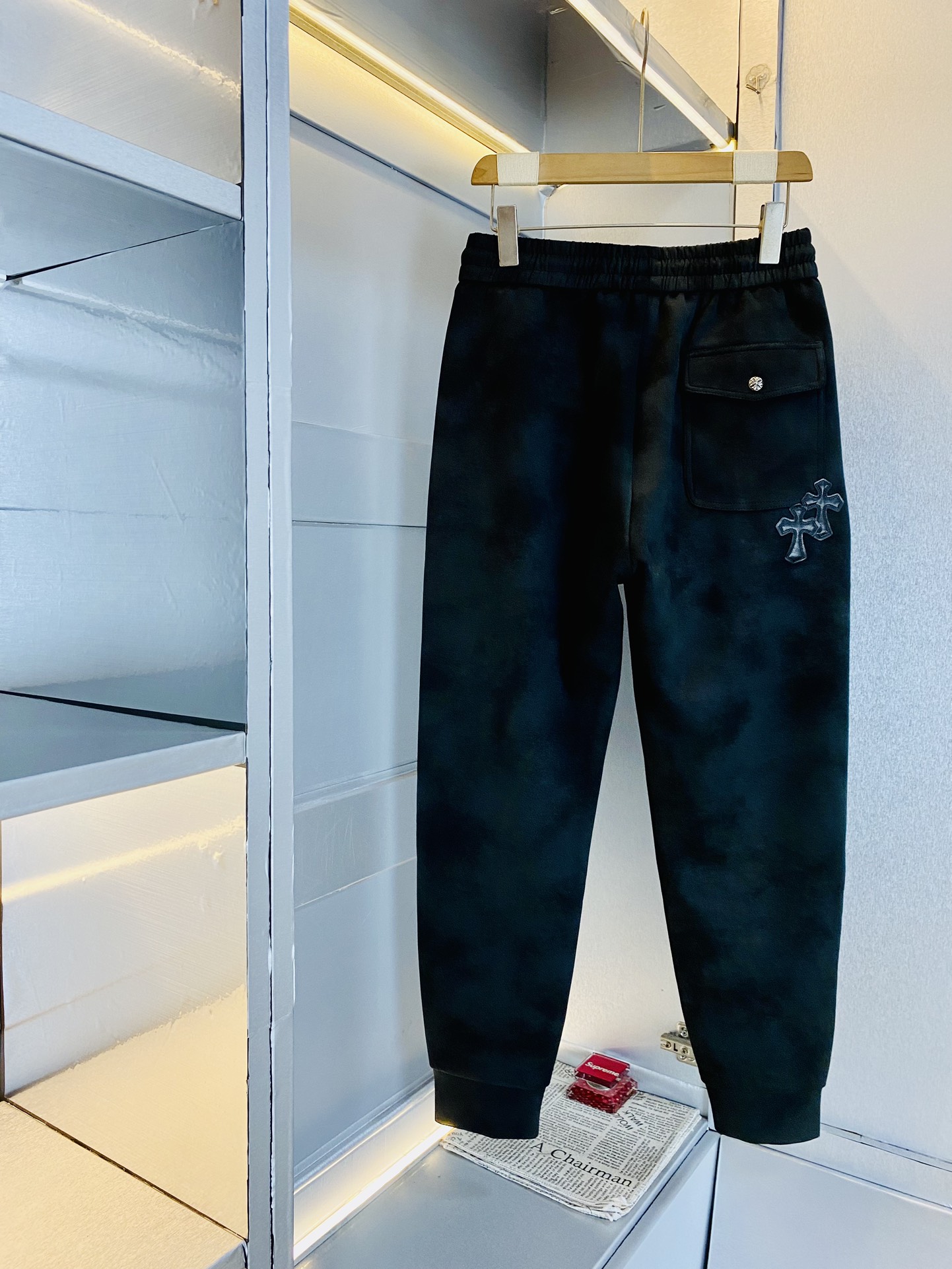！  官网原单货 可穿200斤🔥克罗心ChromeHearts 简约时尚 秋冬款休闲裤长裤👖身穿着非常舒