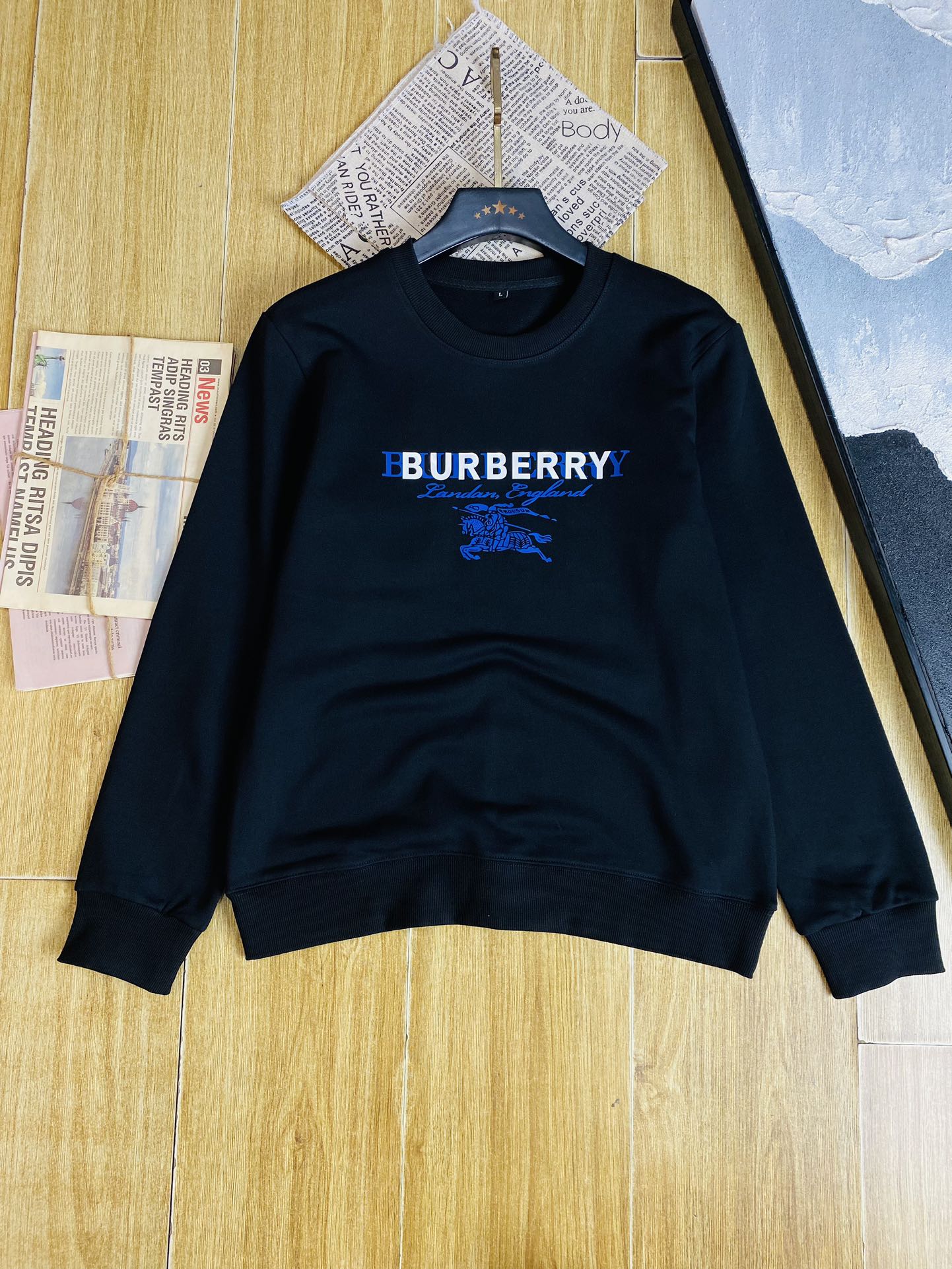 ！  官网款🔥可穿200斤胖子福音🔥 巴宝莉Burberry 原单品质  三标齐全 最新款 衣服男装卫衣