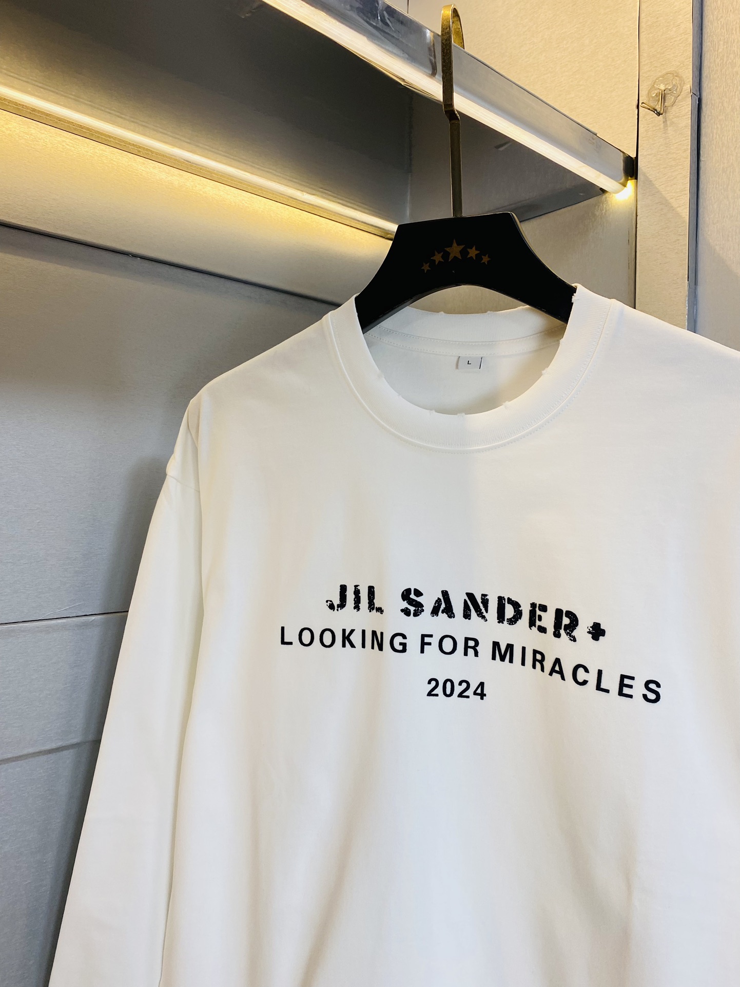 ！  🔥穿220斤 胖子福音 💞JIL 原单品质情侣款 最新款 加厚长袖卫衣款打底衫 精选专柜订制顶级🐥