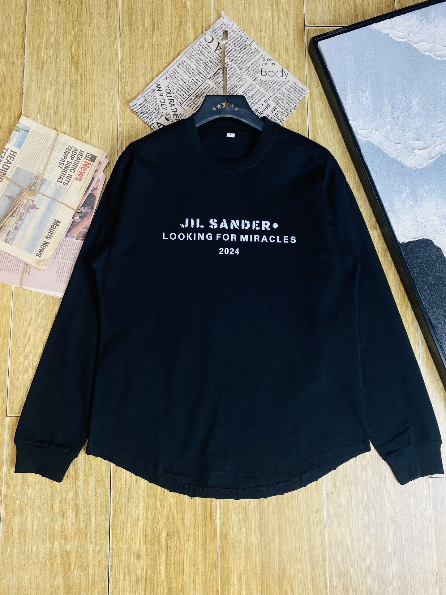！  🔥穿220斤 胖子福音 💞JIL 原单品质情侣款 最新款 加厚长袖卫衣款打底衫 精选专柜订制顶级🐥