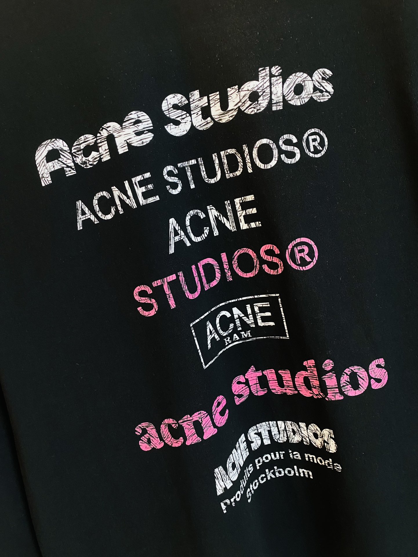 ！  🔥穿220斤 胖子福音 💞Acne Studios 原单品质情侣款 最新款 加厚长袖卫衣款打底衫 