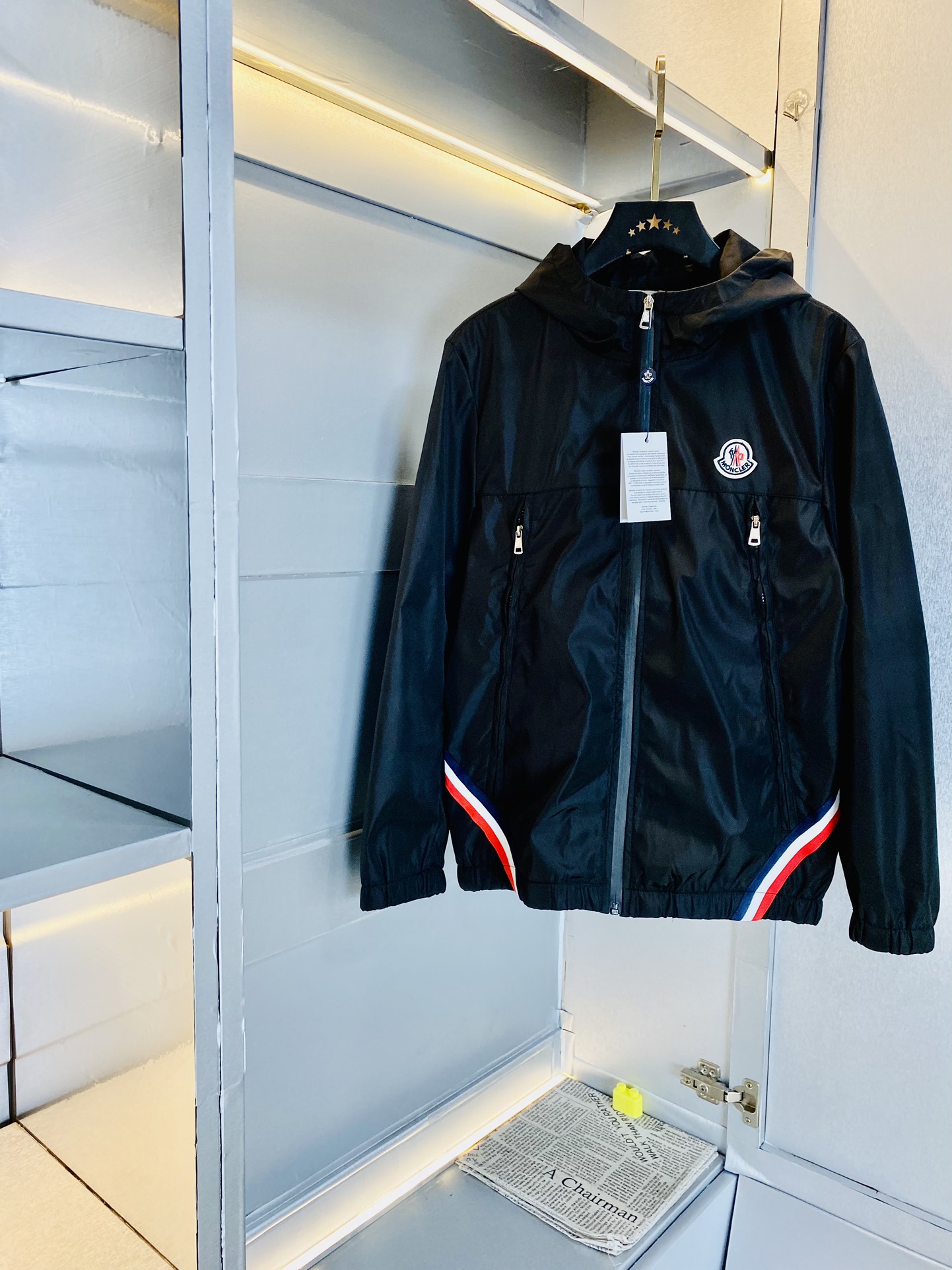 官网原单货可穿200斤蒙口Moncler2024秋款！新款外套夹克三标齐全带洗水唛高版本高品质原版面料网