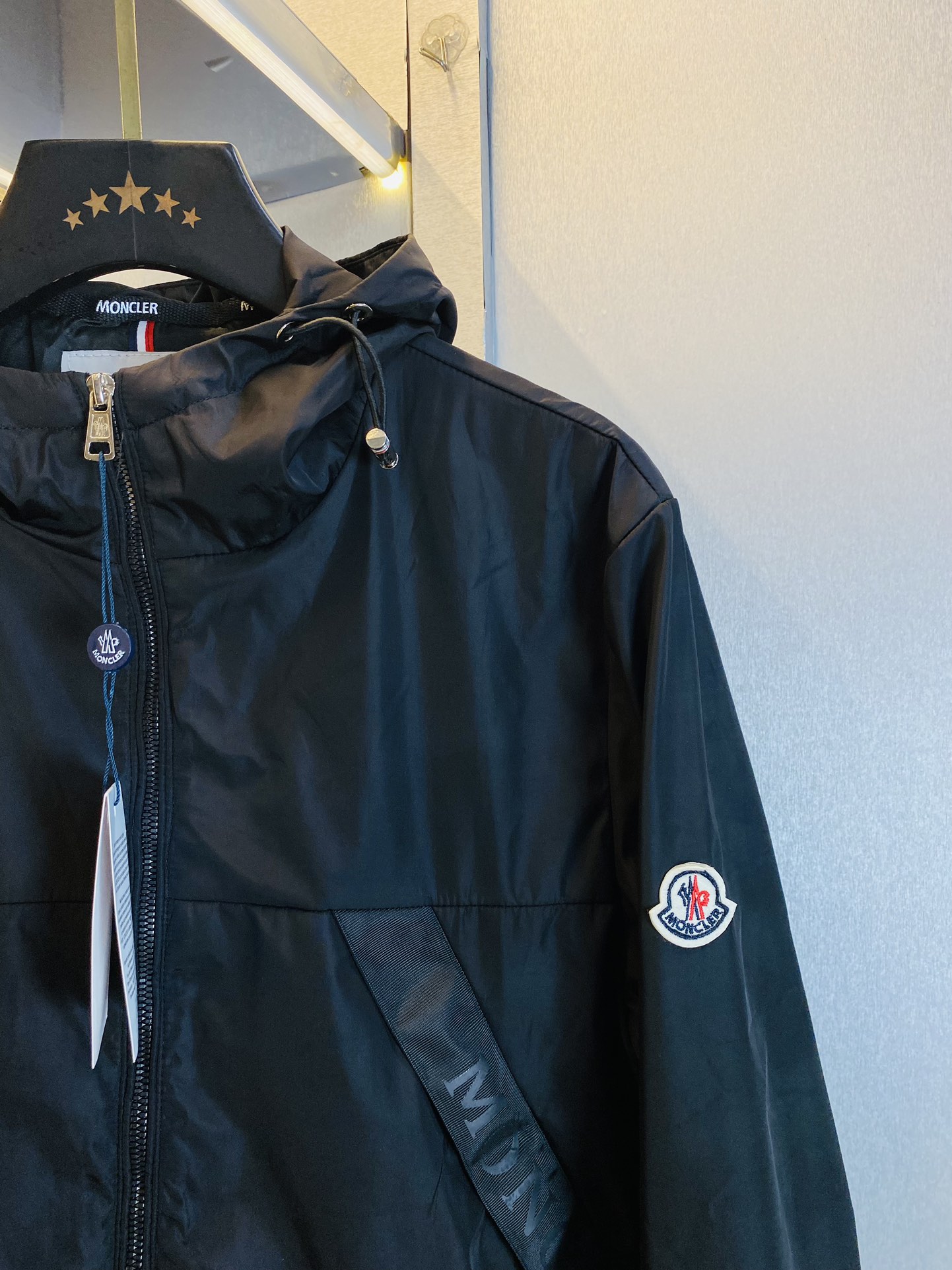 官网原单货可穿200斤蒙口Moncler2024秋款！新款外套夹克三标齐全带洗水唛高版本高品质原版面料网